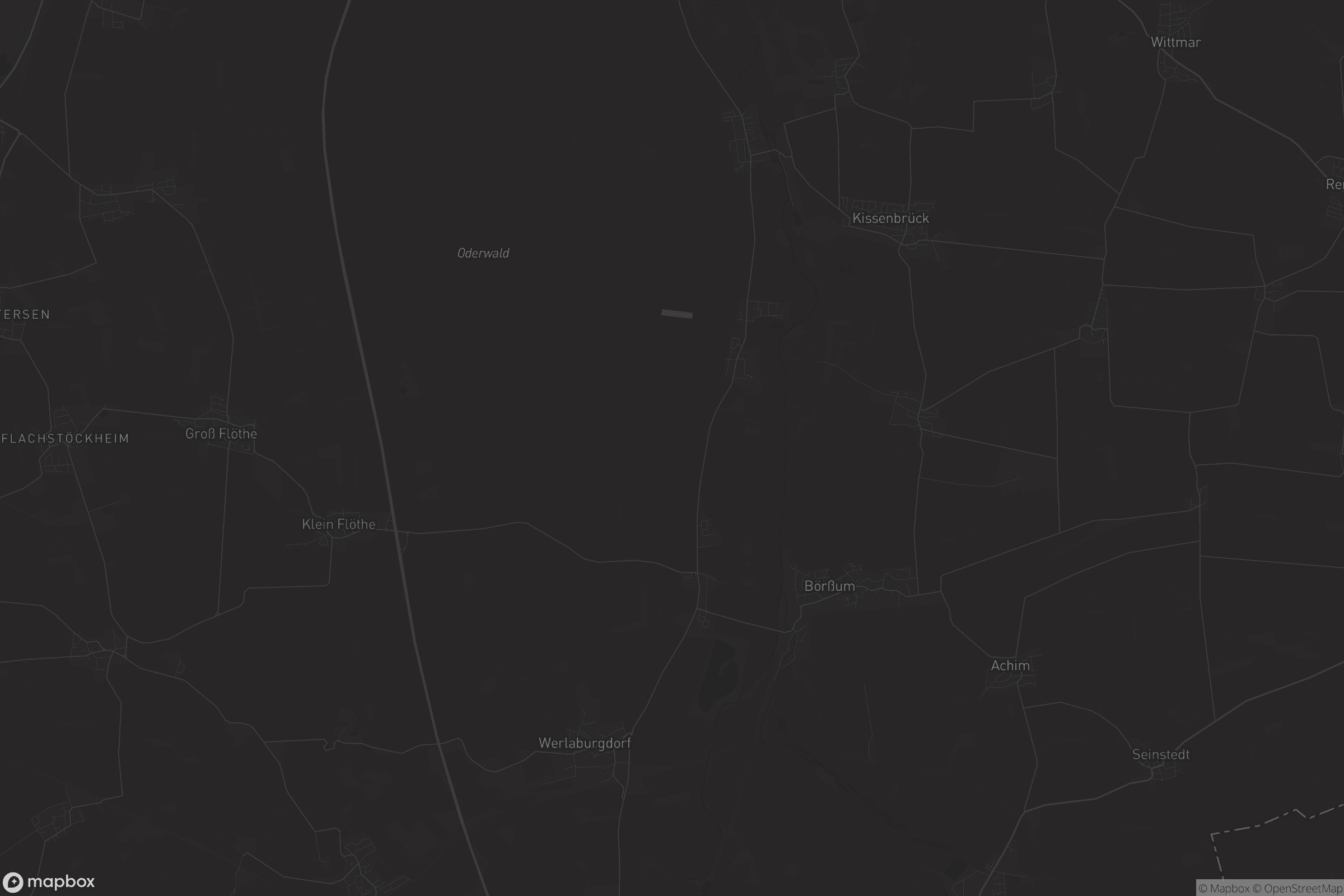 Karte von Samtgemeinde Oderwald