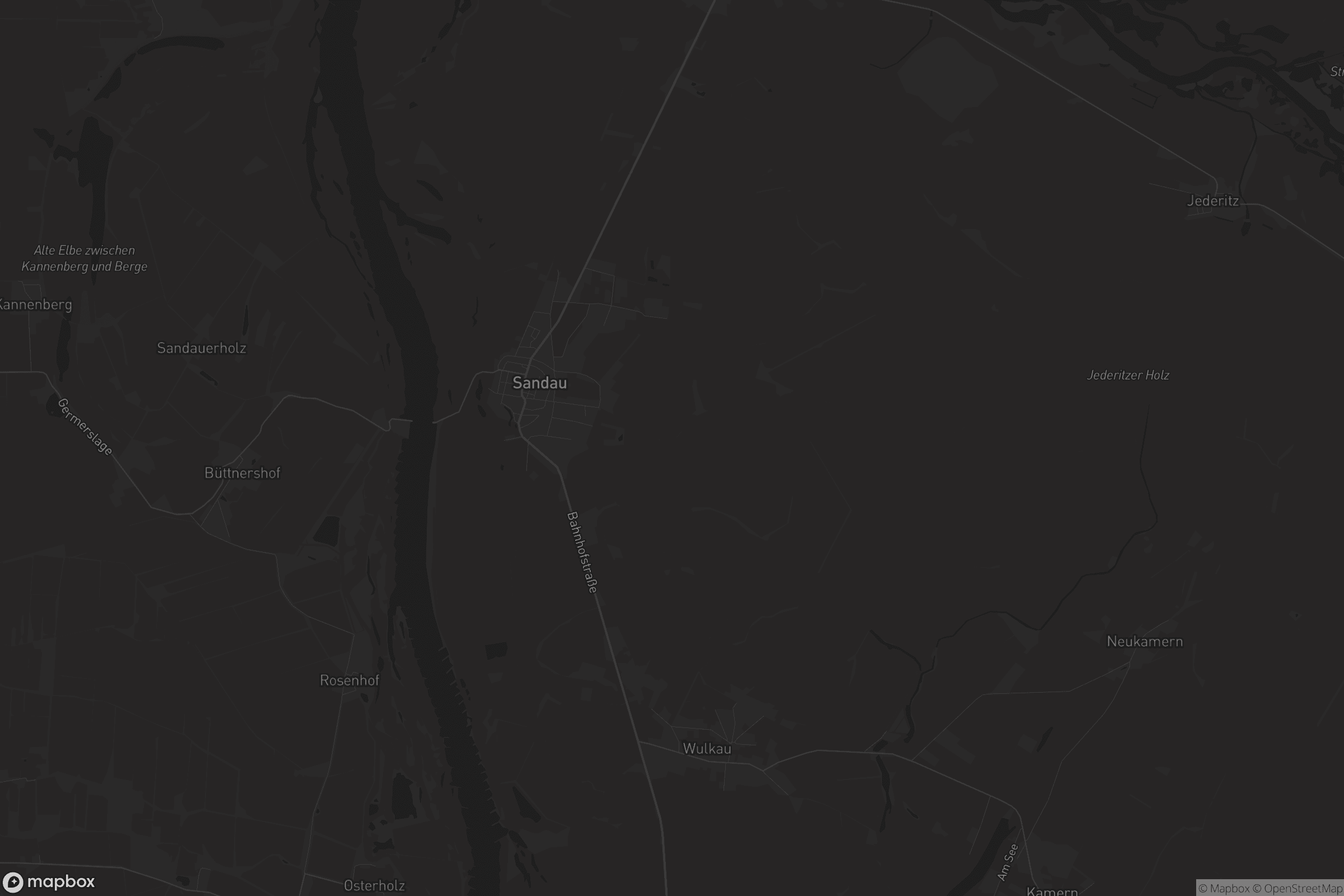 Karte von Sandau (Elbe)