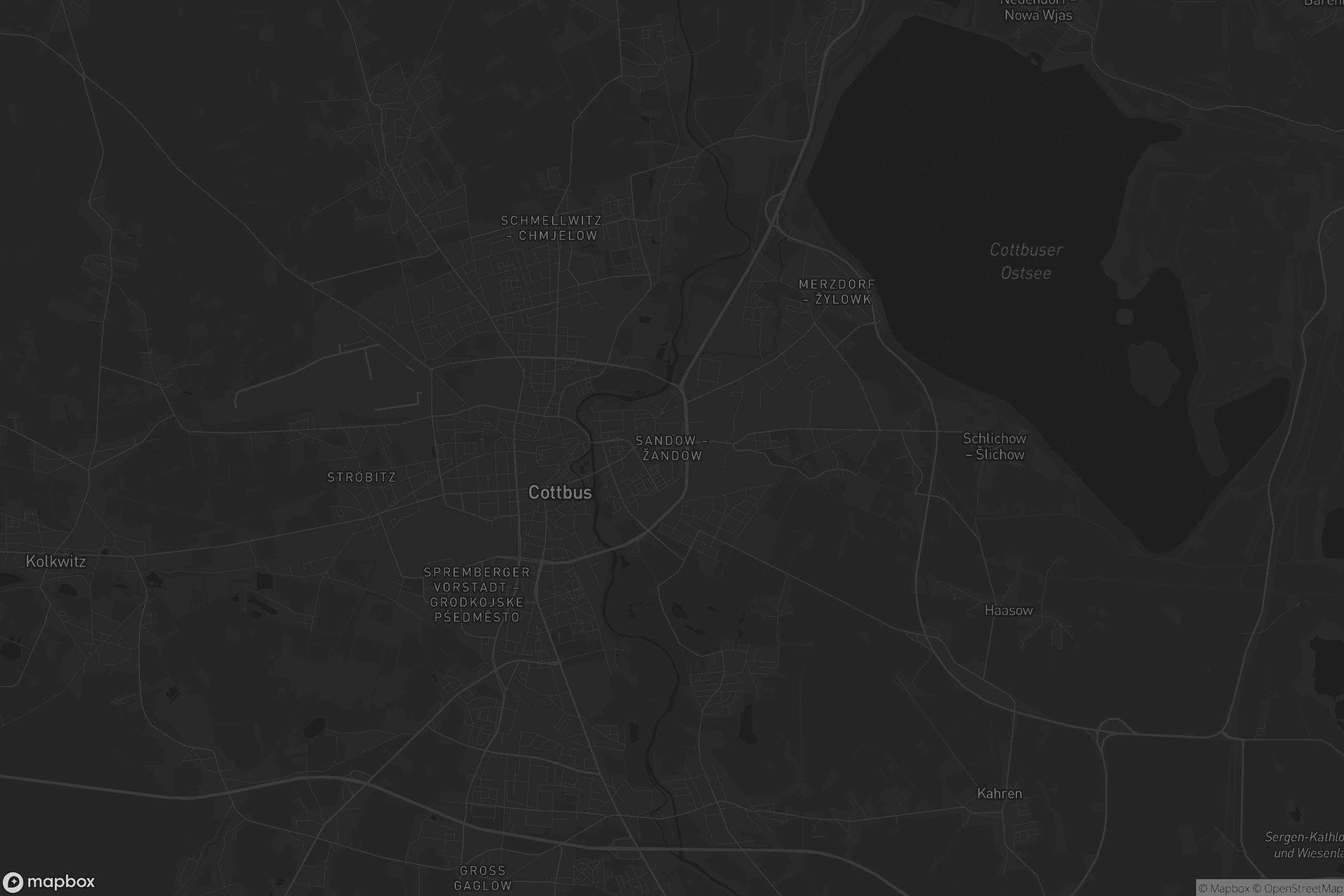 Karte von Sandow - Žandow