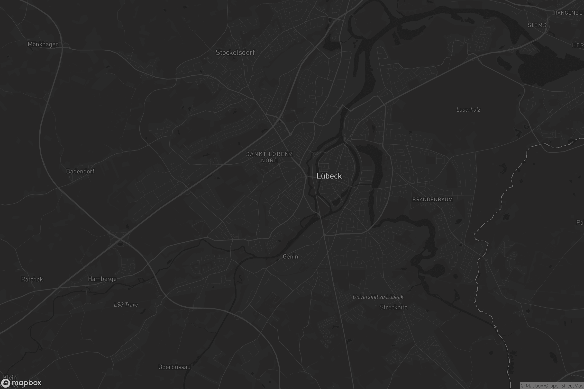 Karte von Sankt Lorenz Süd