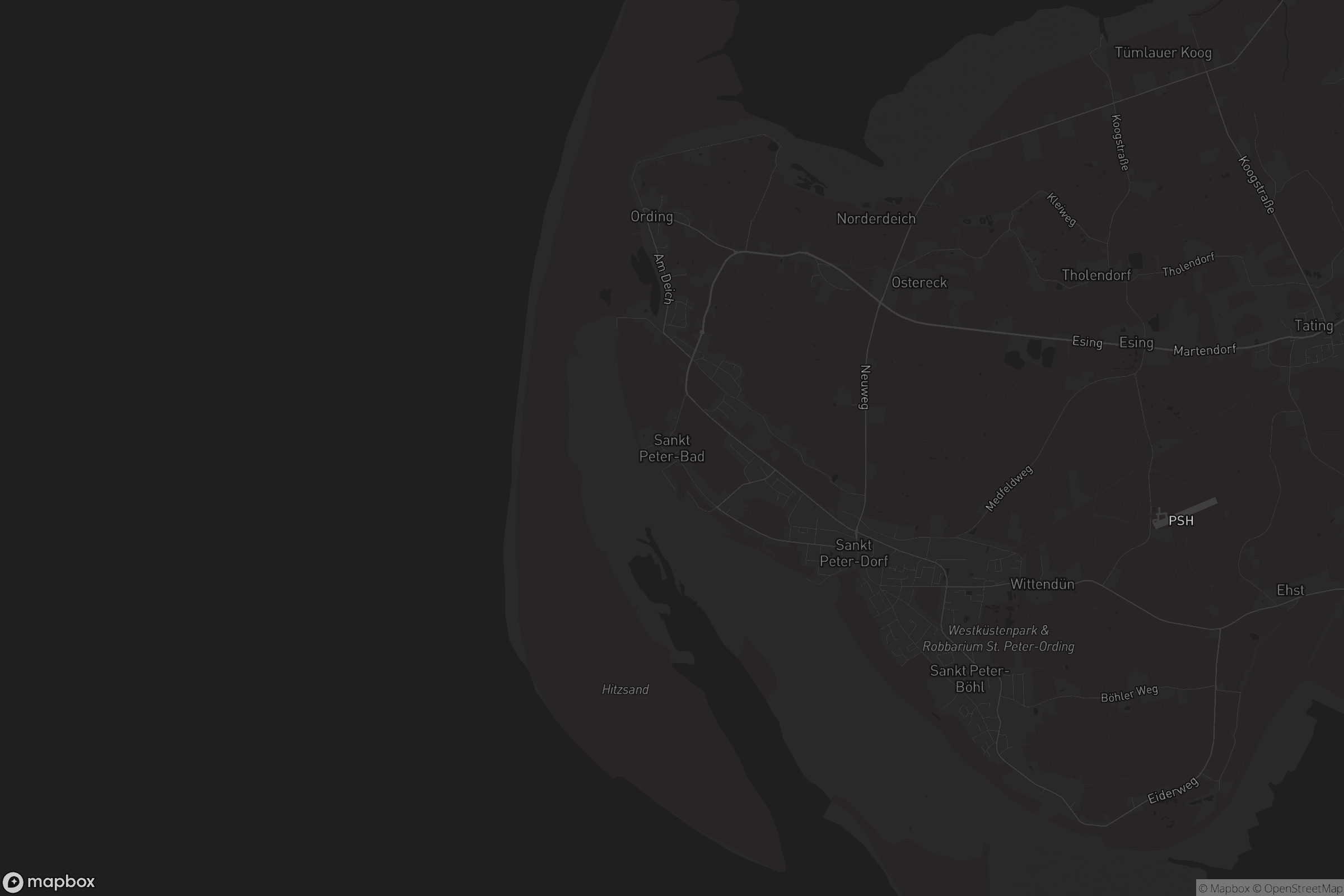 Karte von Sankt Peter-Bad