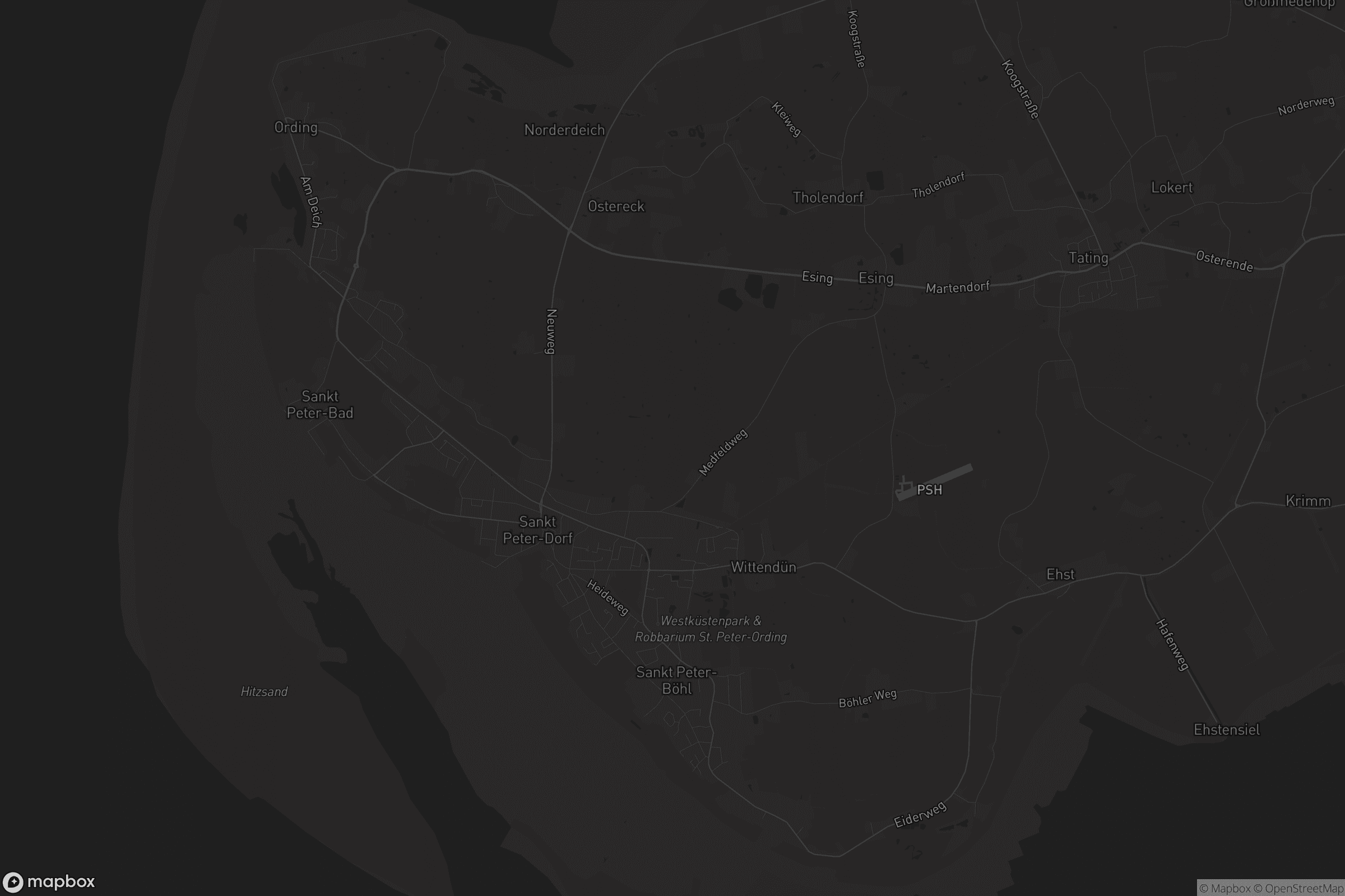 Karte von Sankt Peter-Ording