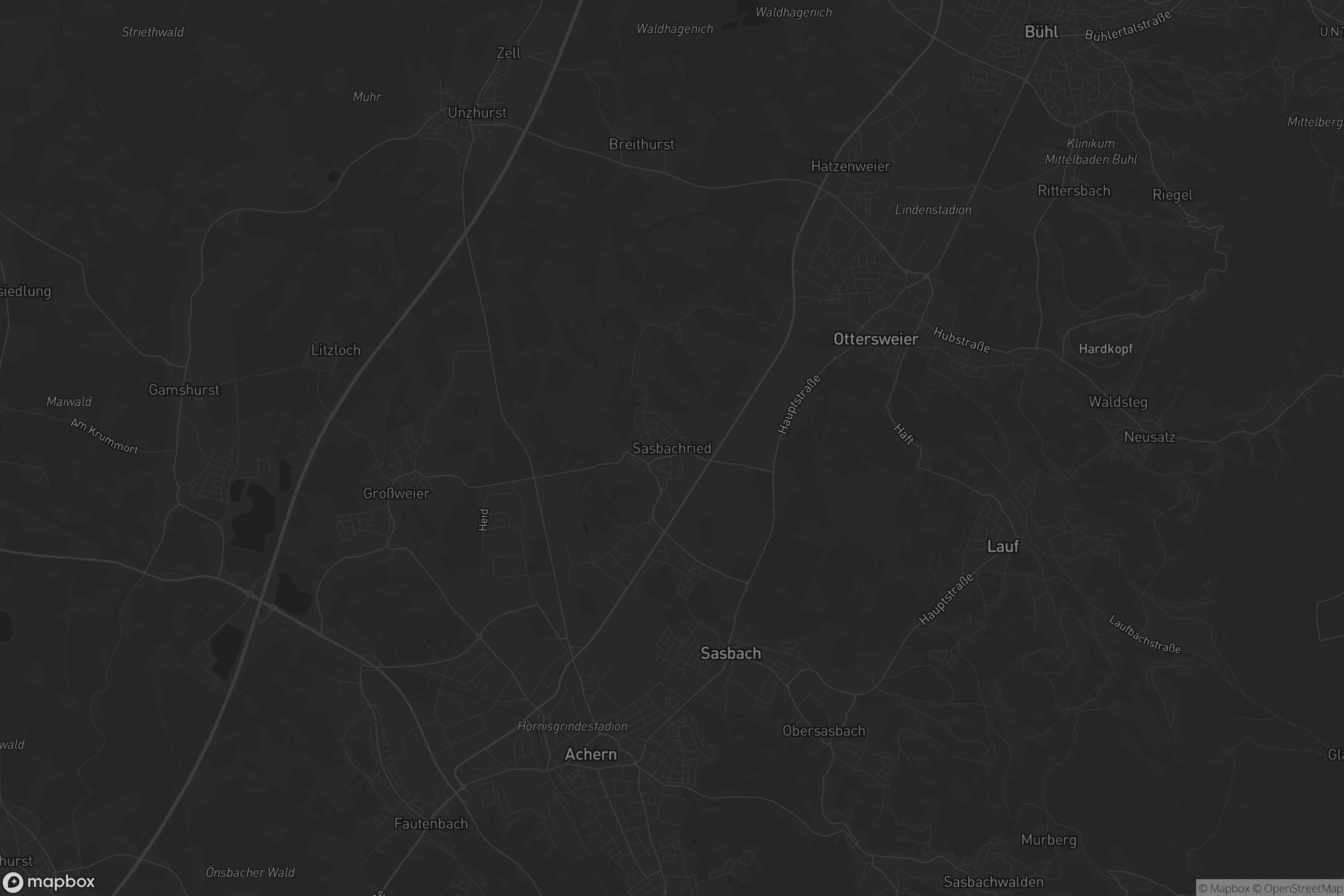 Karte von Sasbachried