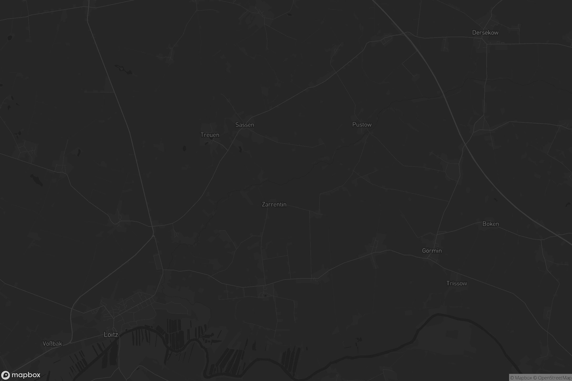 Karte von Sassen-Trantow