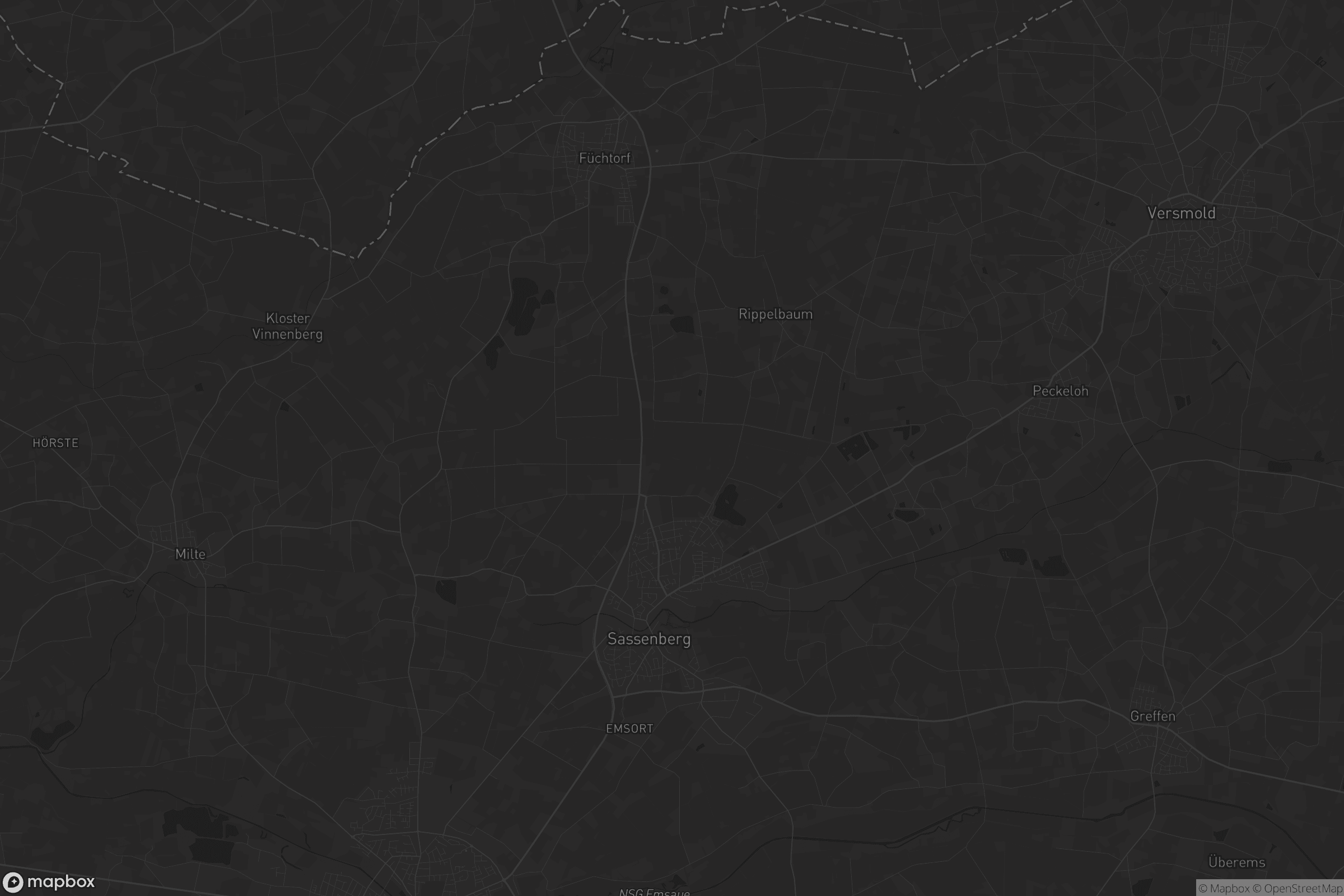 Karte von Sassenberg