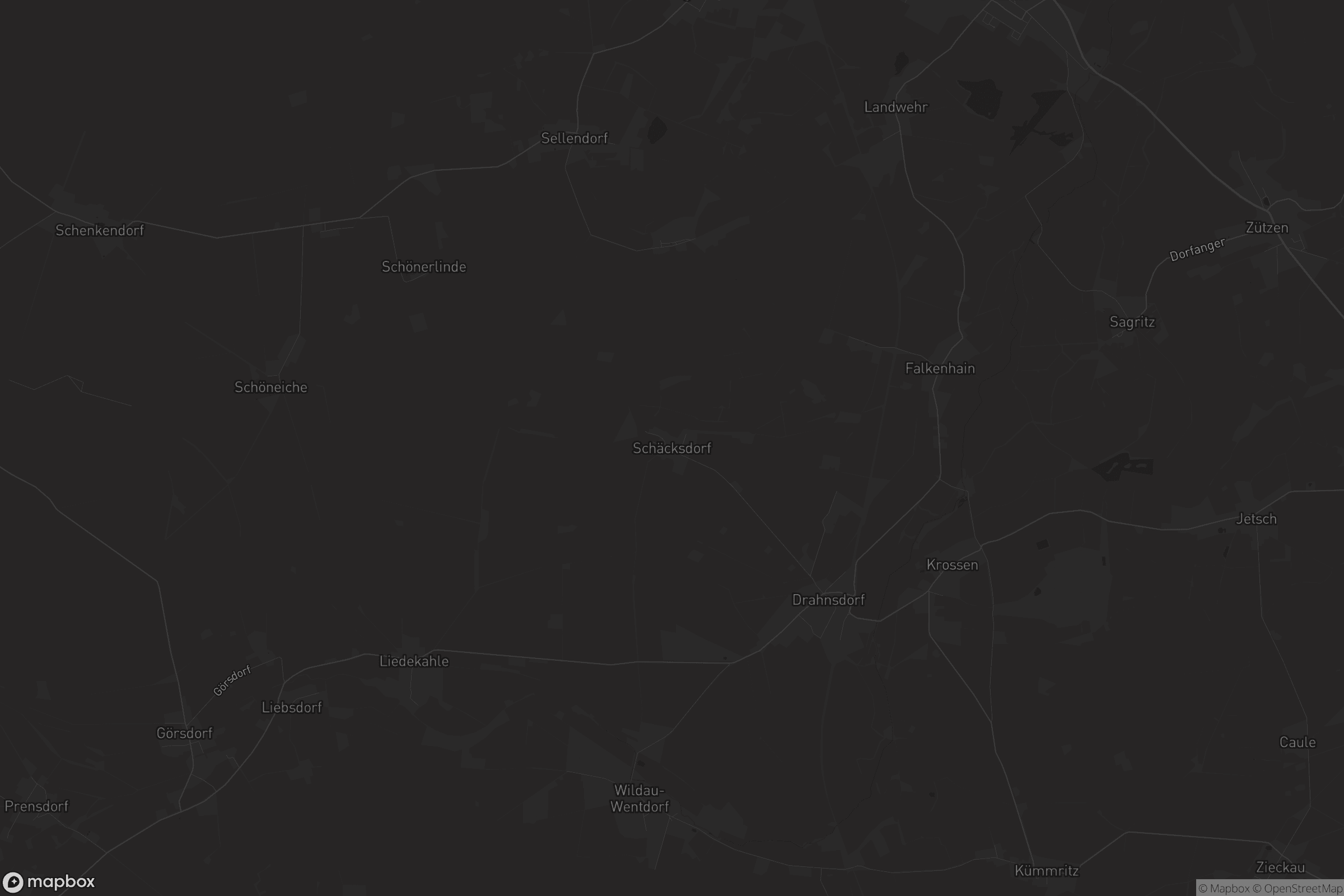 Karte von Schäcksdorf