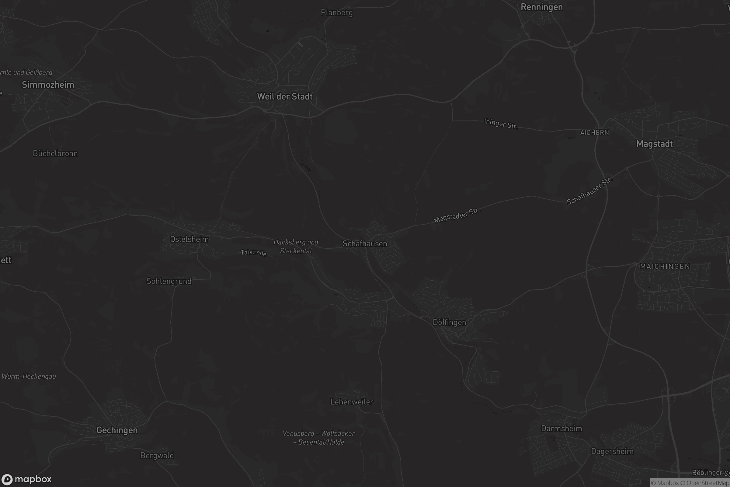 Karte von Schafhausen