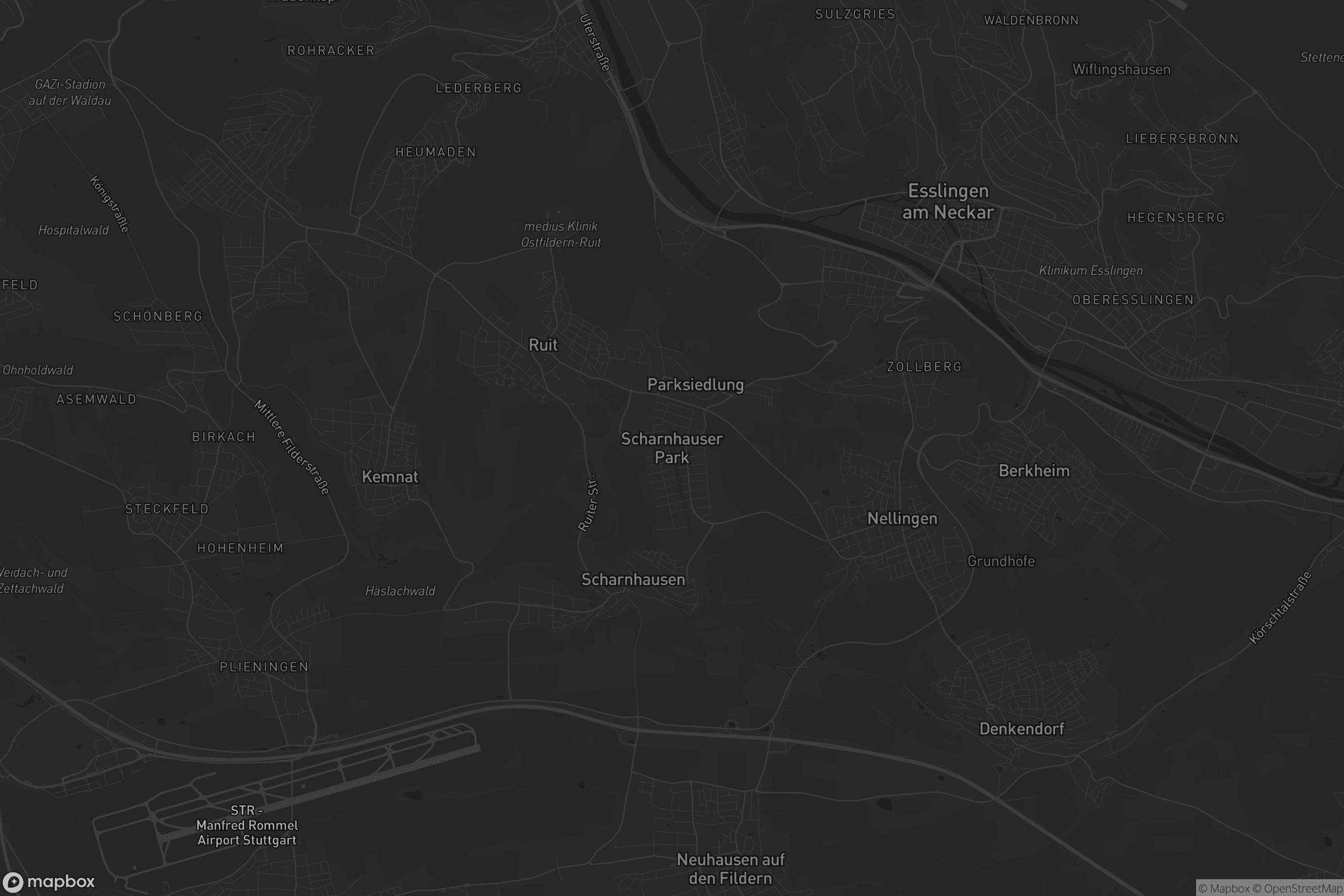 Karte von Scharnhauser Park