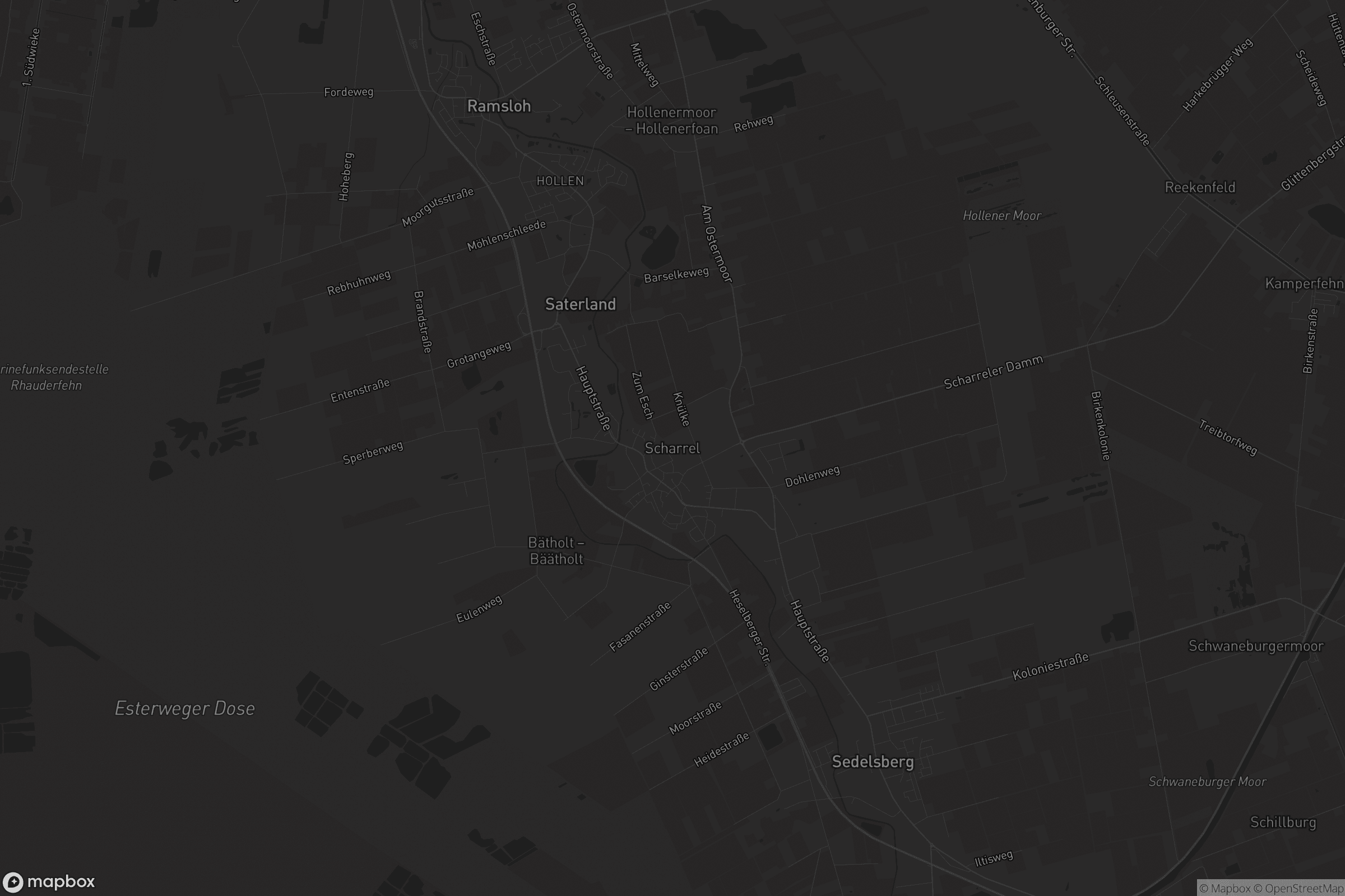 Karte von Scharrel - Skäddel