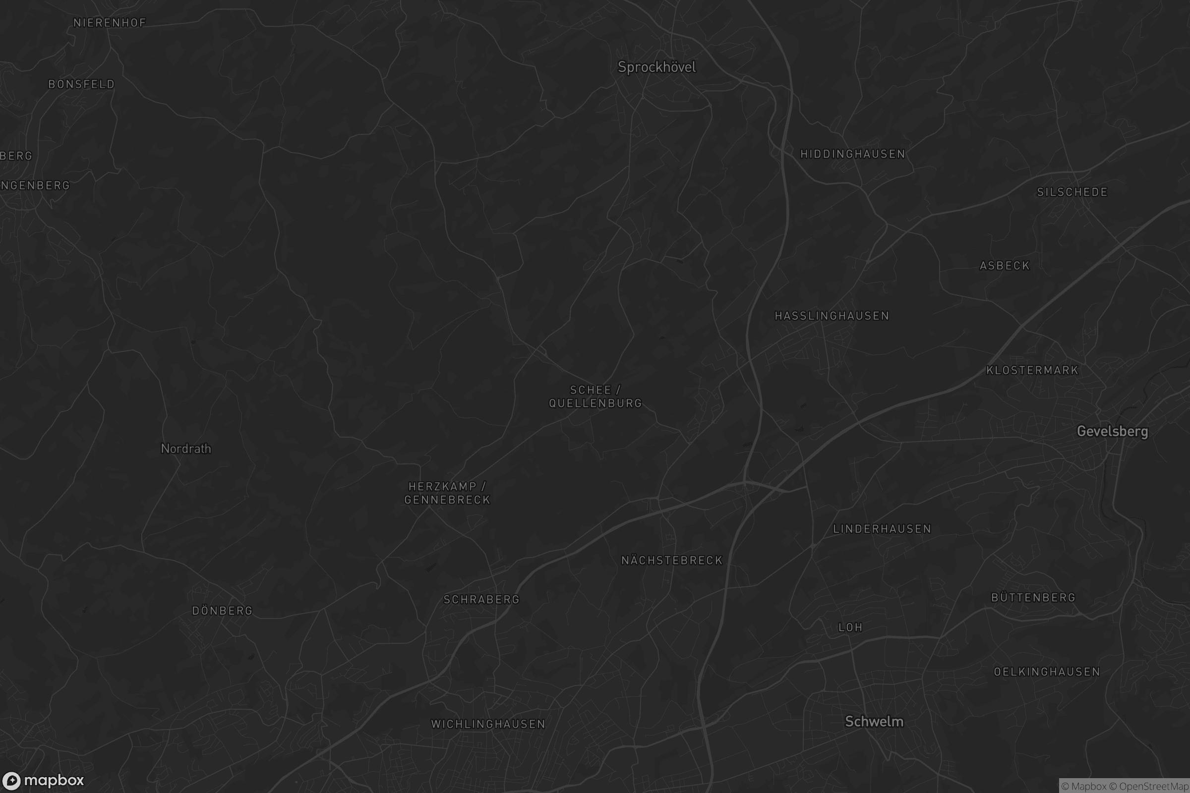 Karte von Schee / Quellenburg