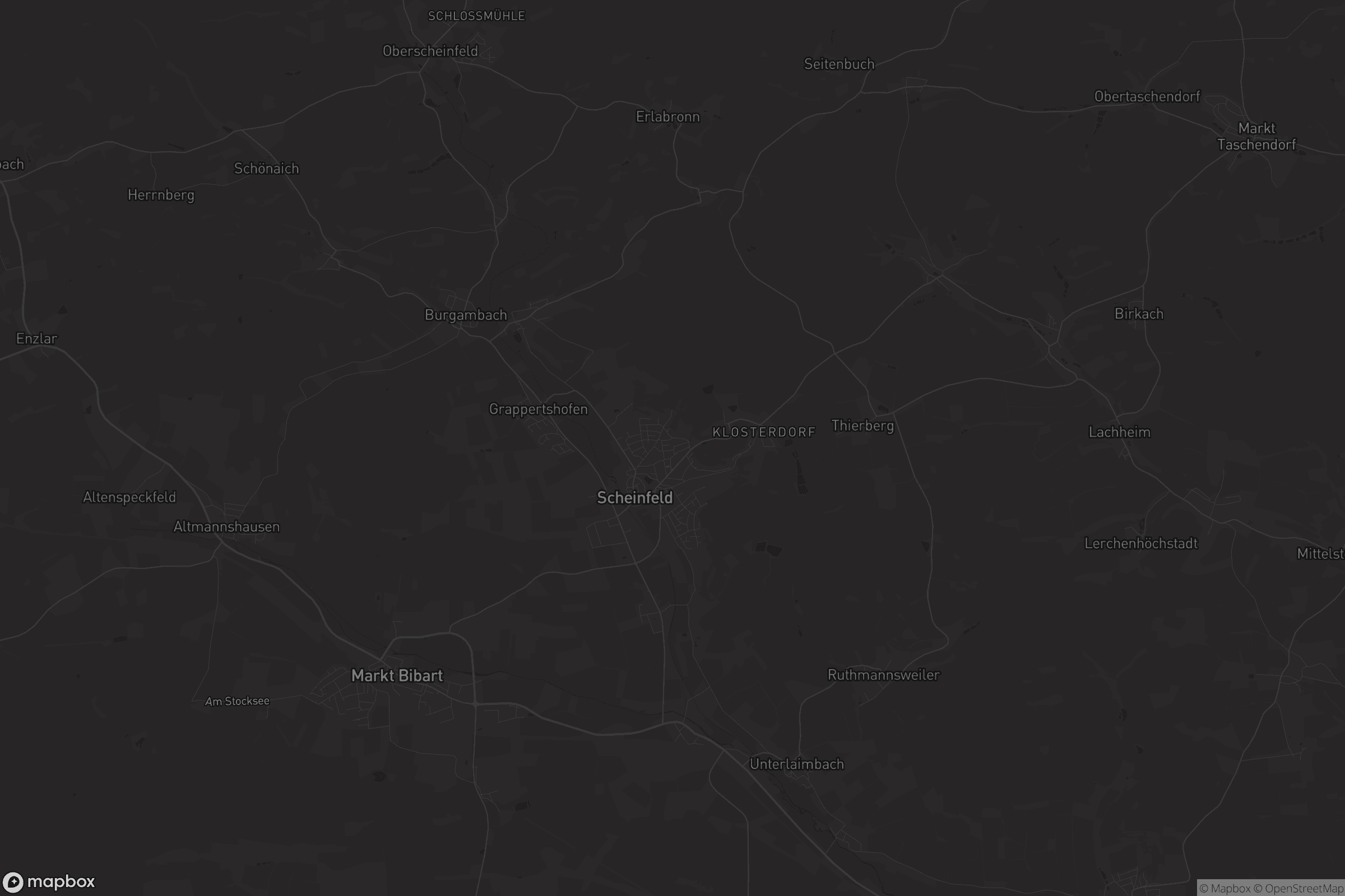 Karte von Scheinfeld