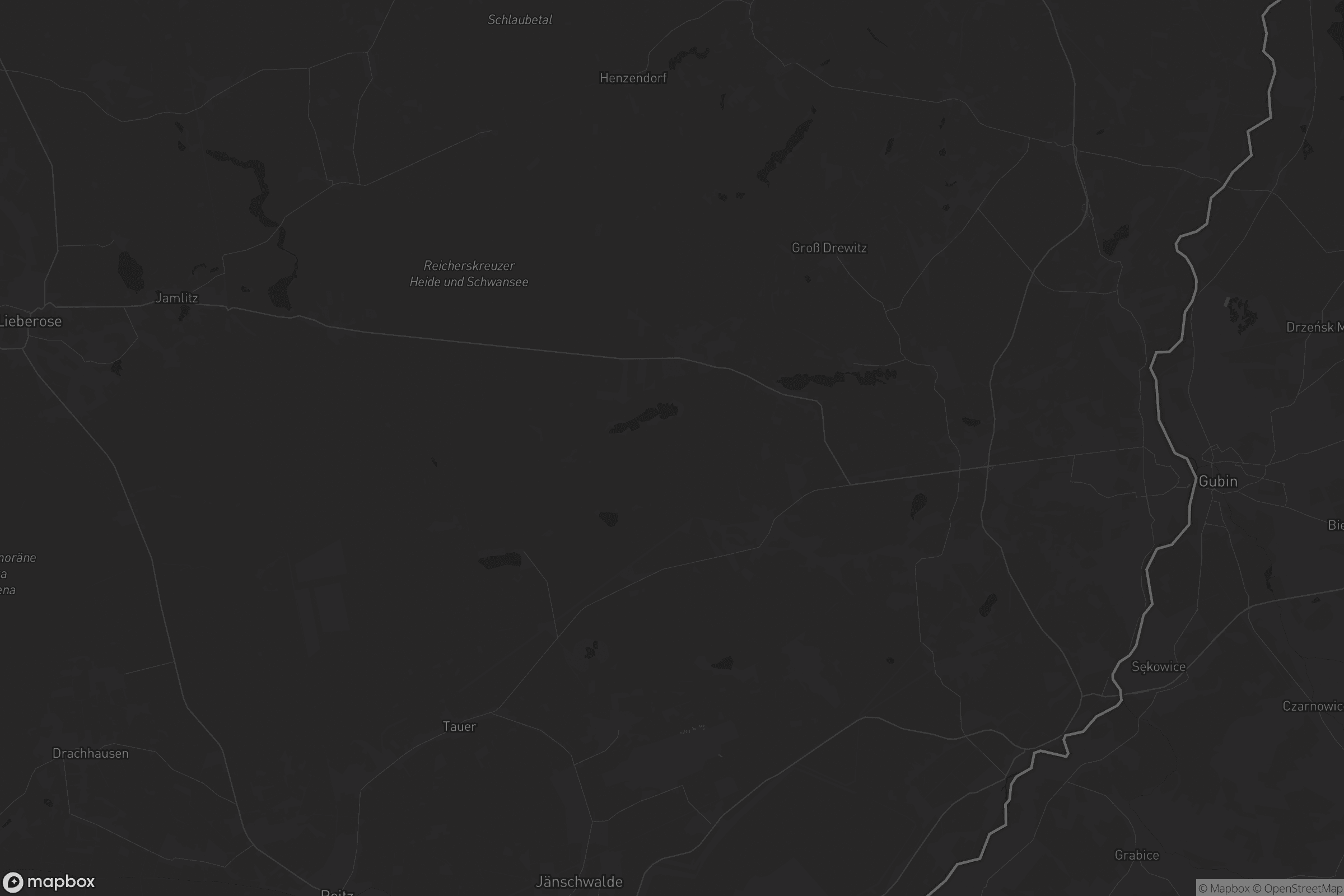 Karte von Schenkendöbern