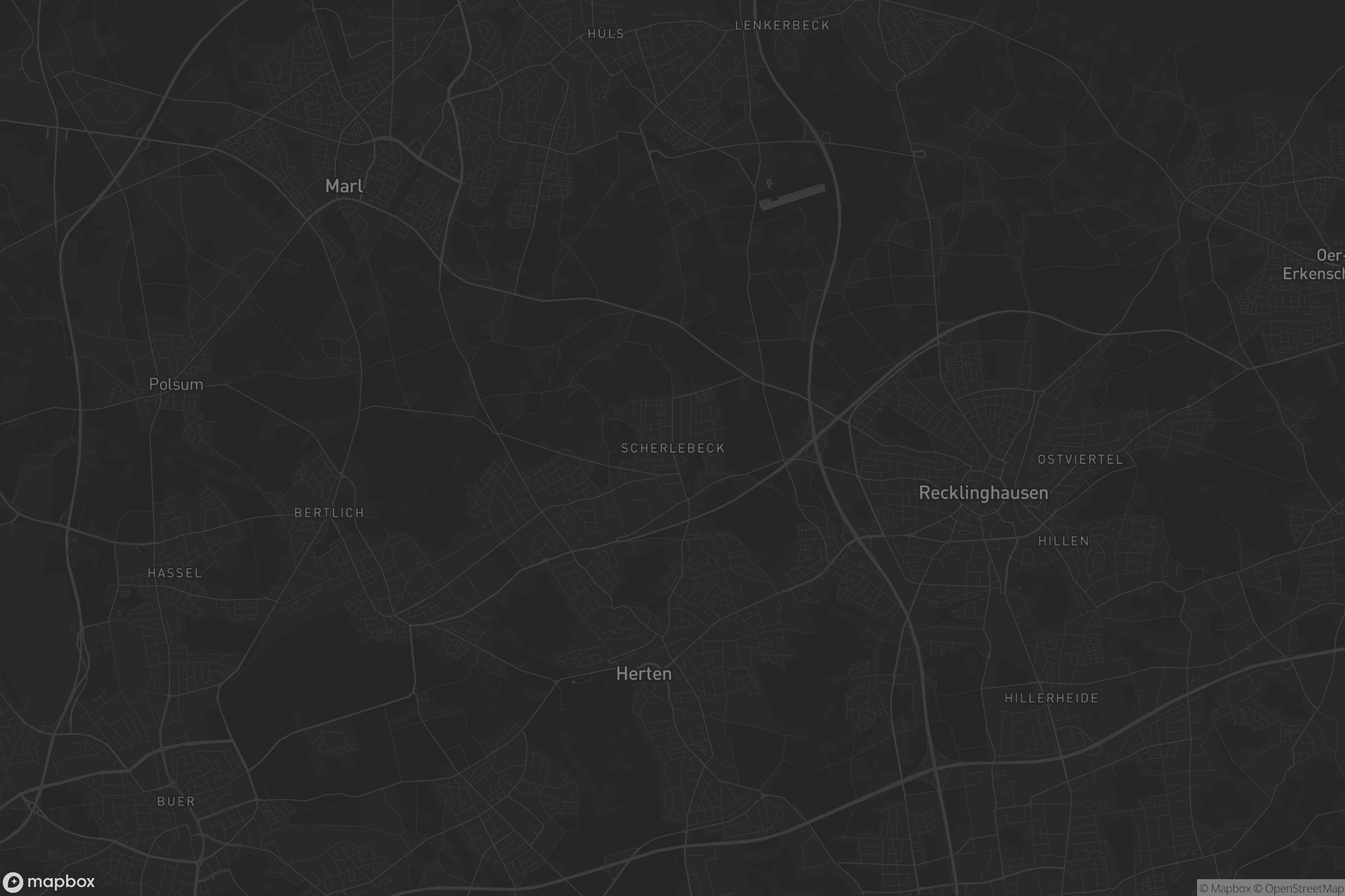 Karte von Scherlebeck