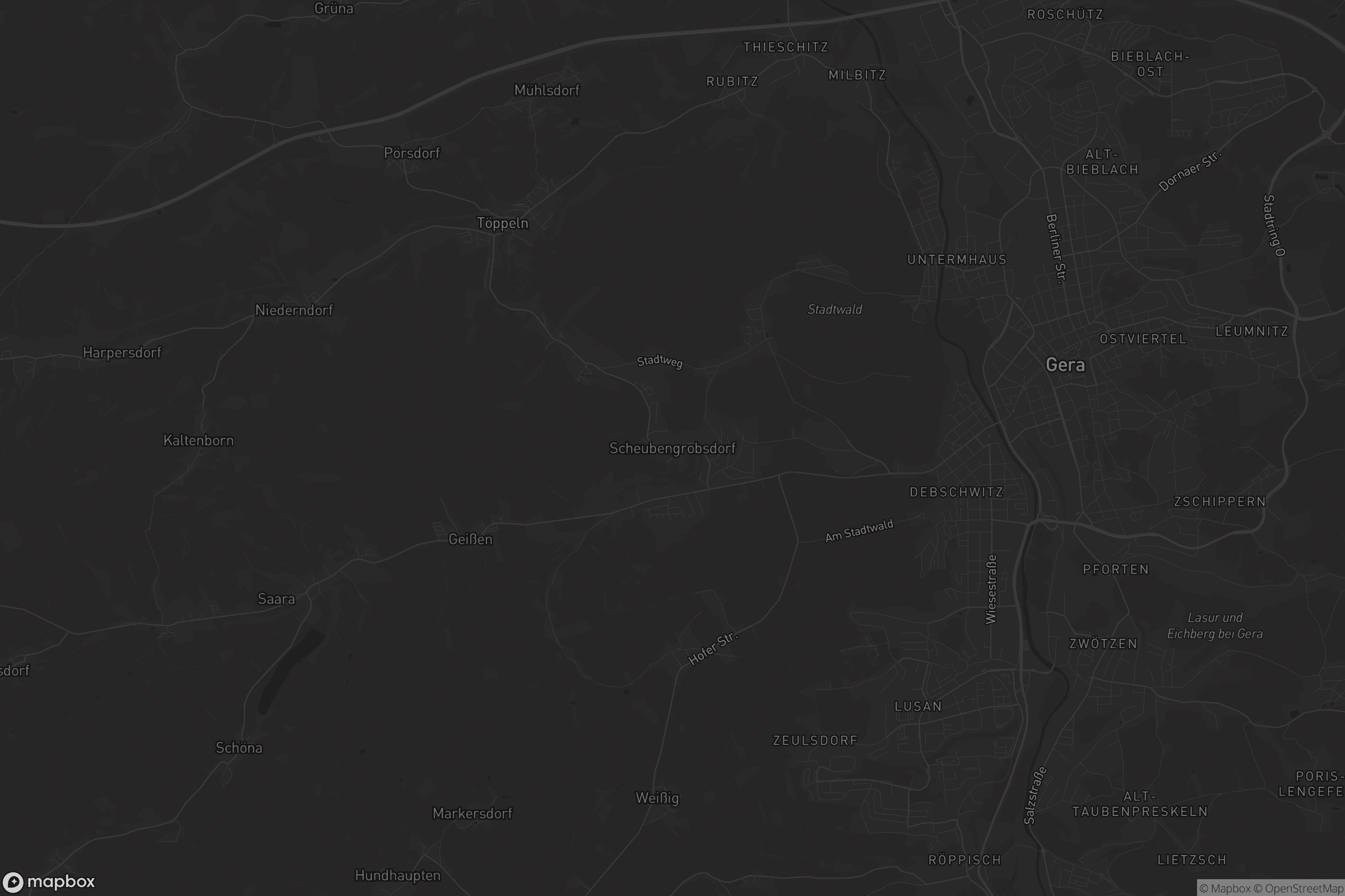 Karte von Scheubengrobsdorf