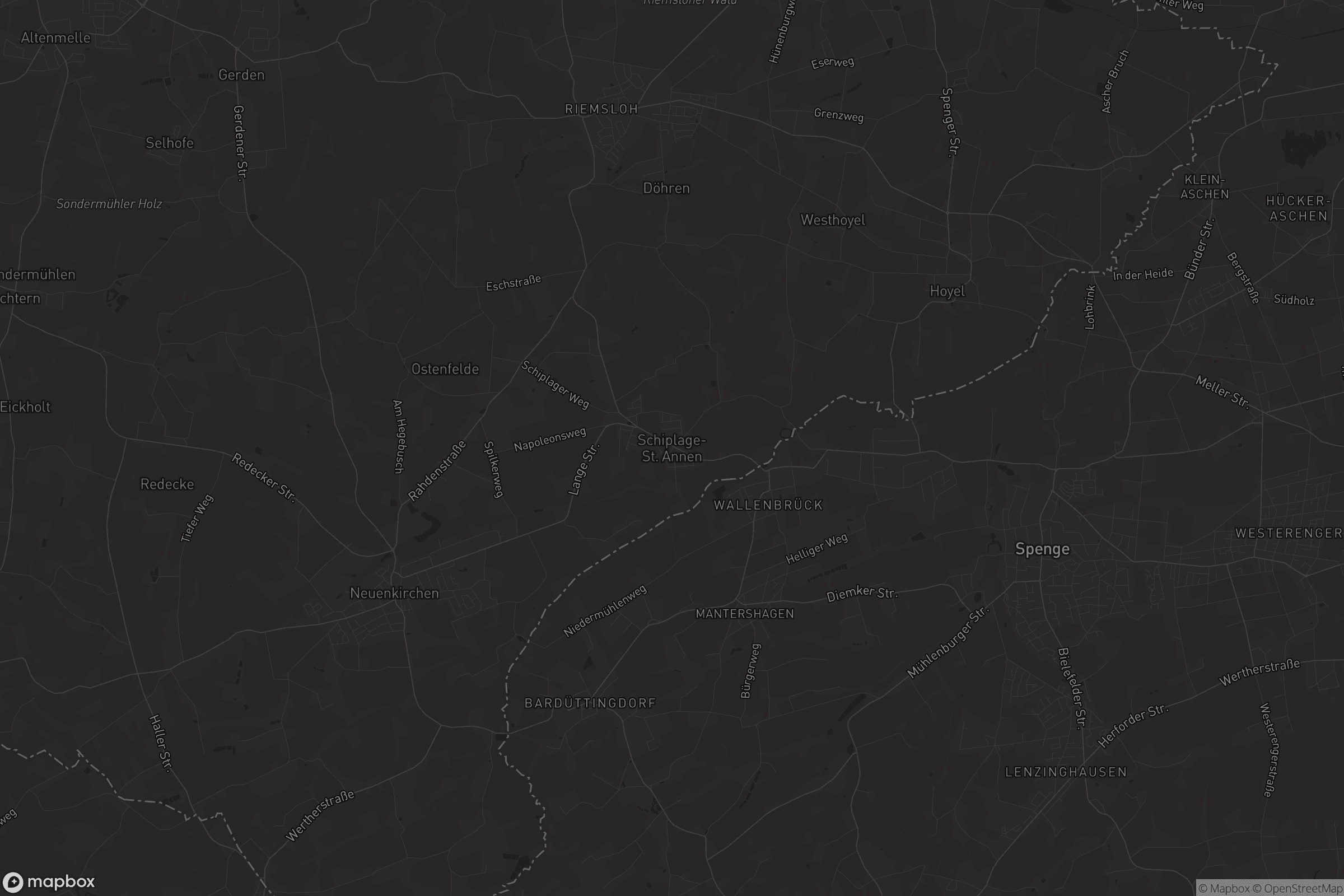 Karte von Schiplage-St. Annen