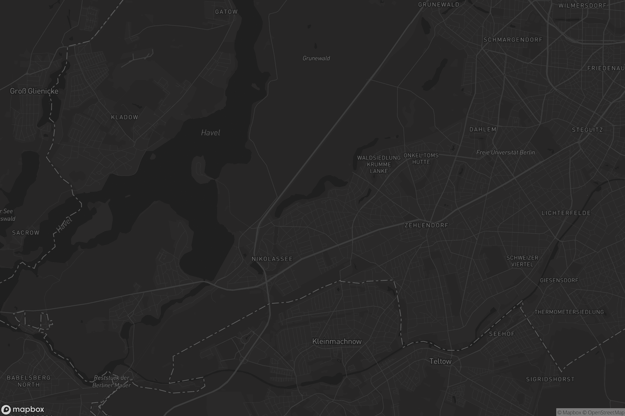 Karte von Schlachtensee