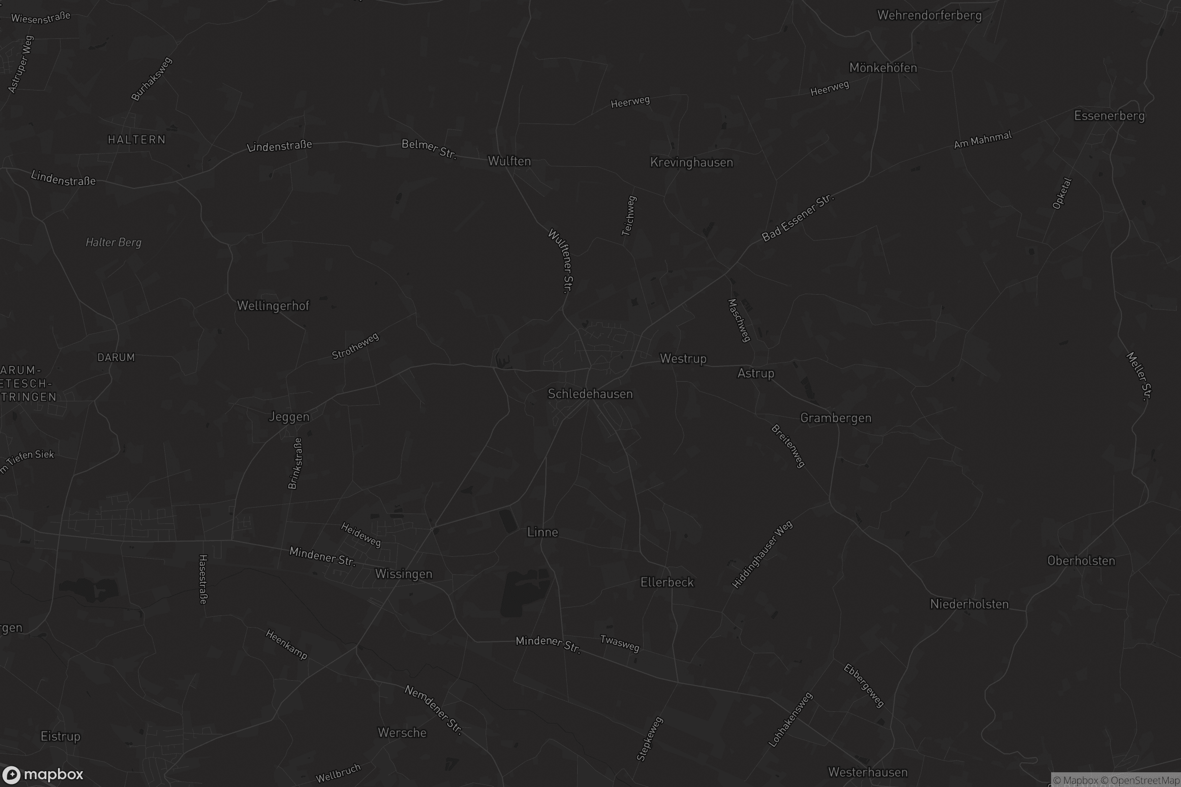 Karte von Schledehausen