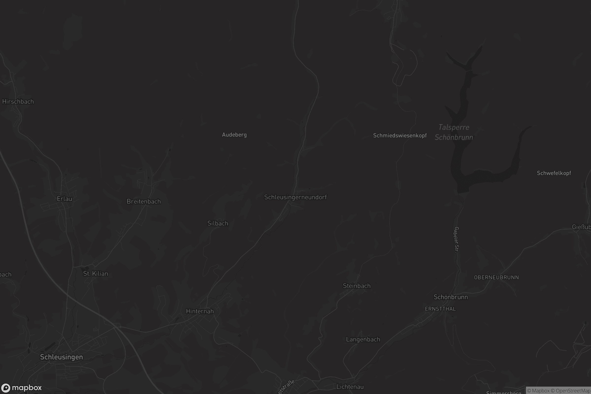 Karte von Schleusingerneundorf