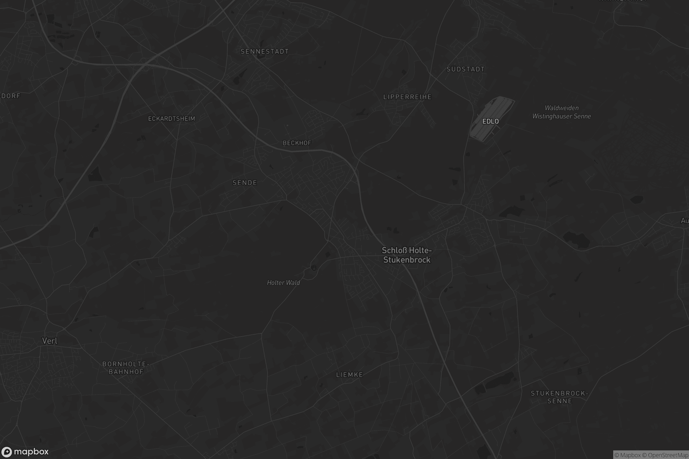 Karte von Schloß Holte