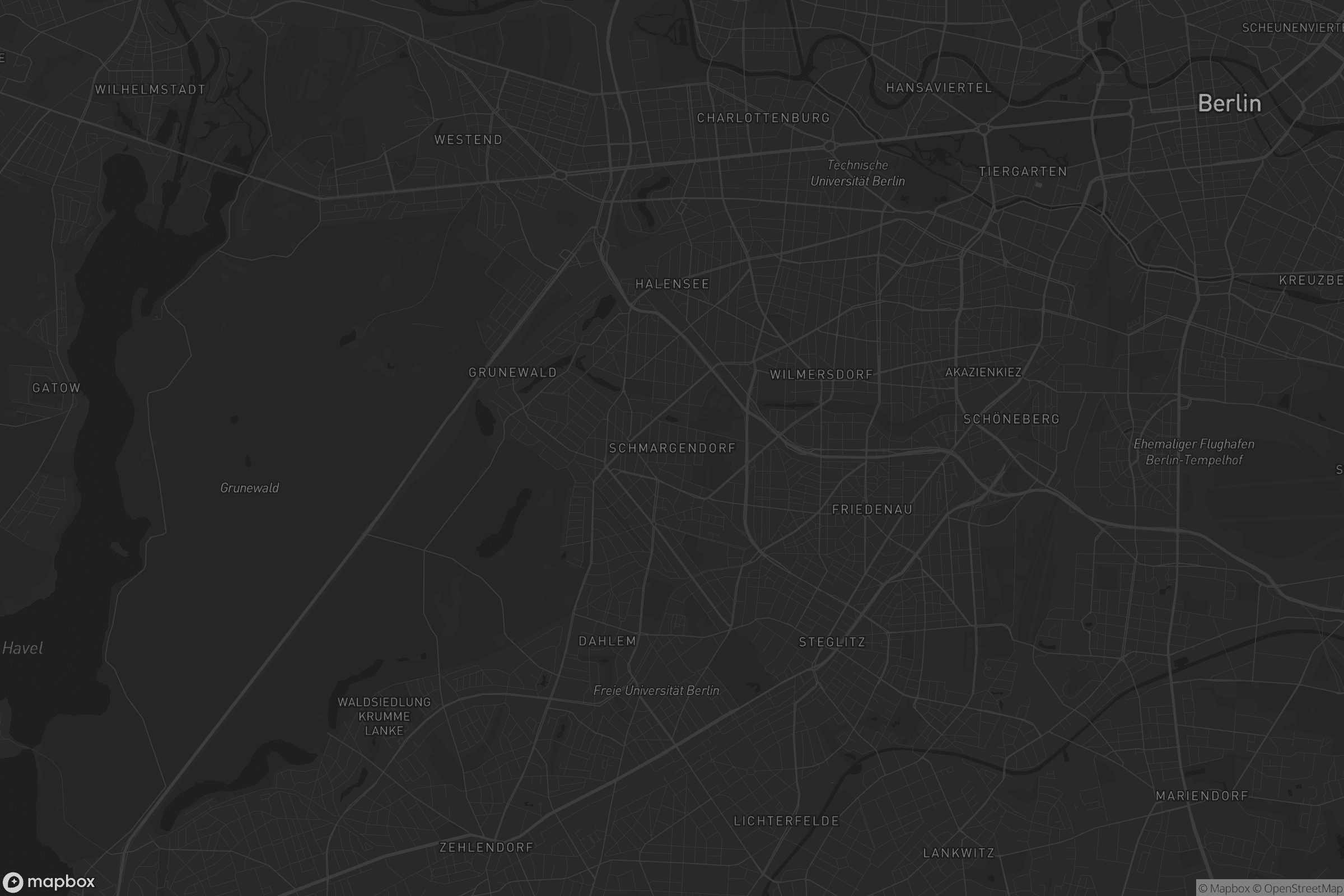 Karte von Schmargendorf