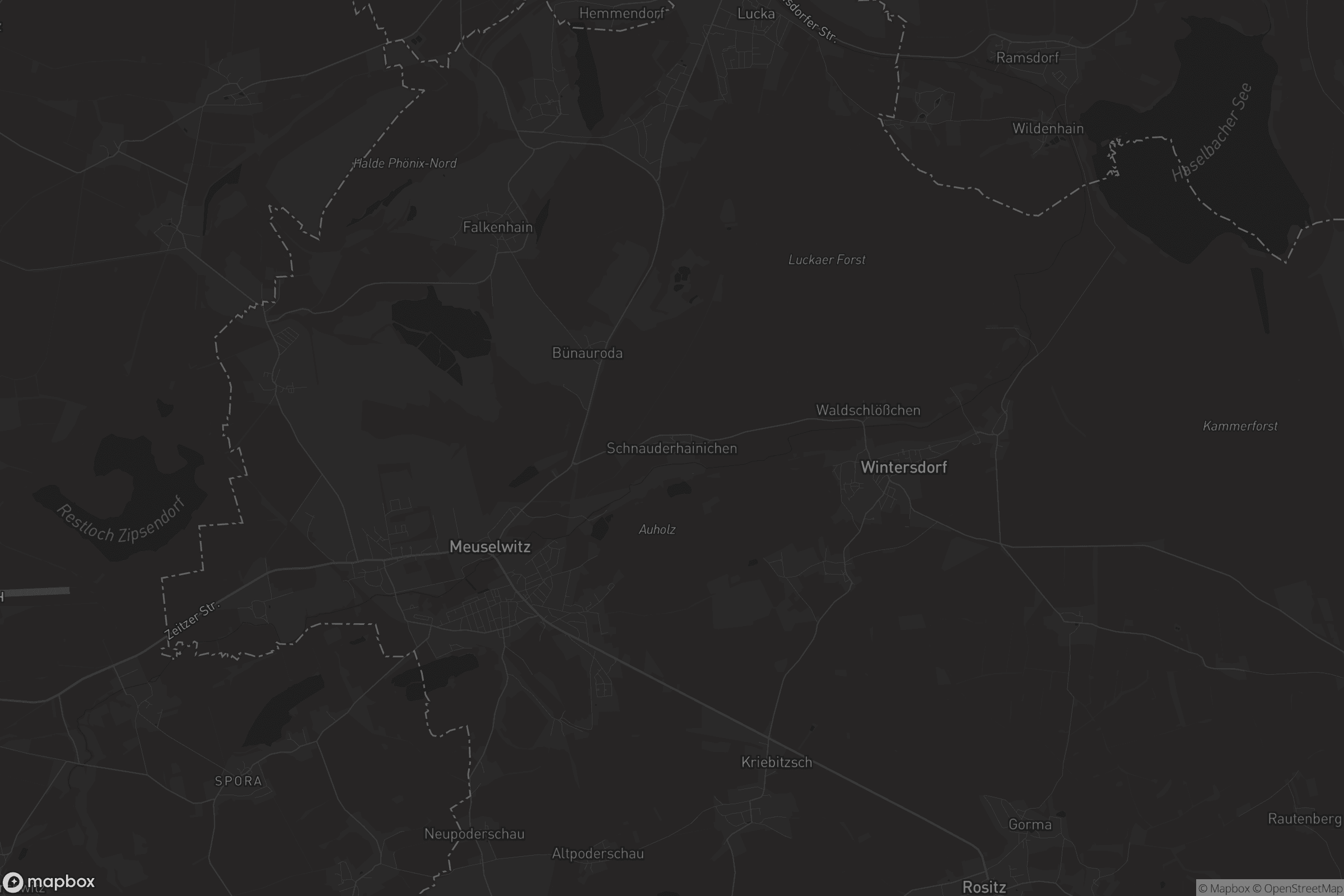 Karte von Schnauderhainichen