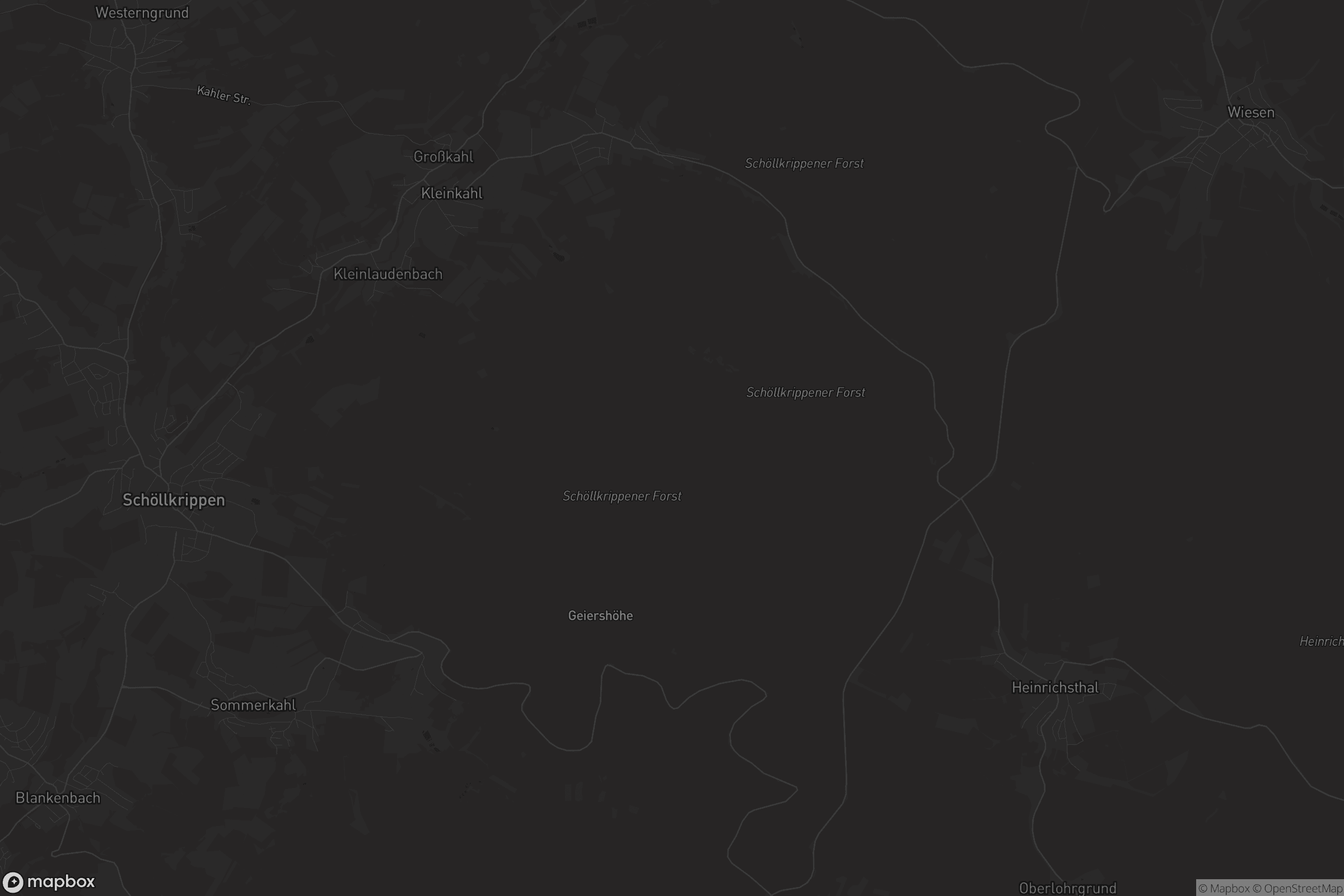 Karte von Schöllkrippener Forst