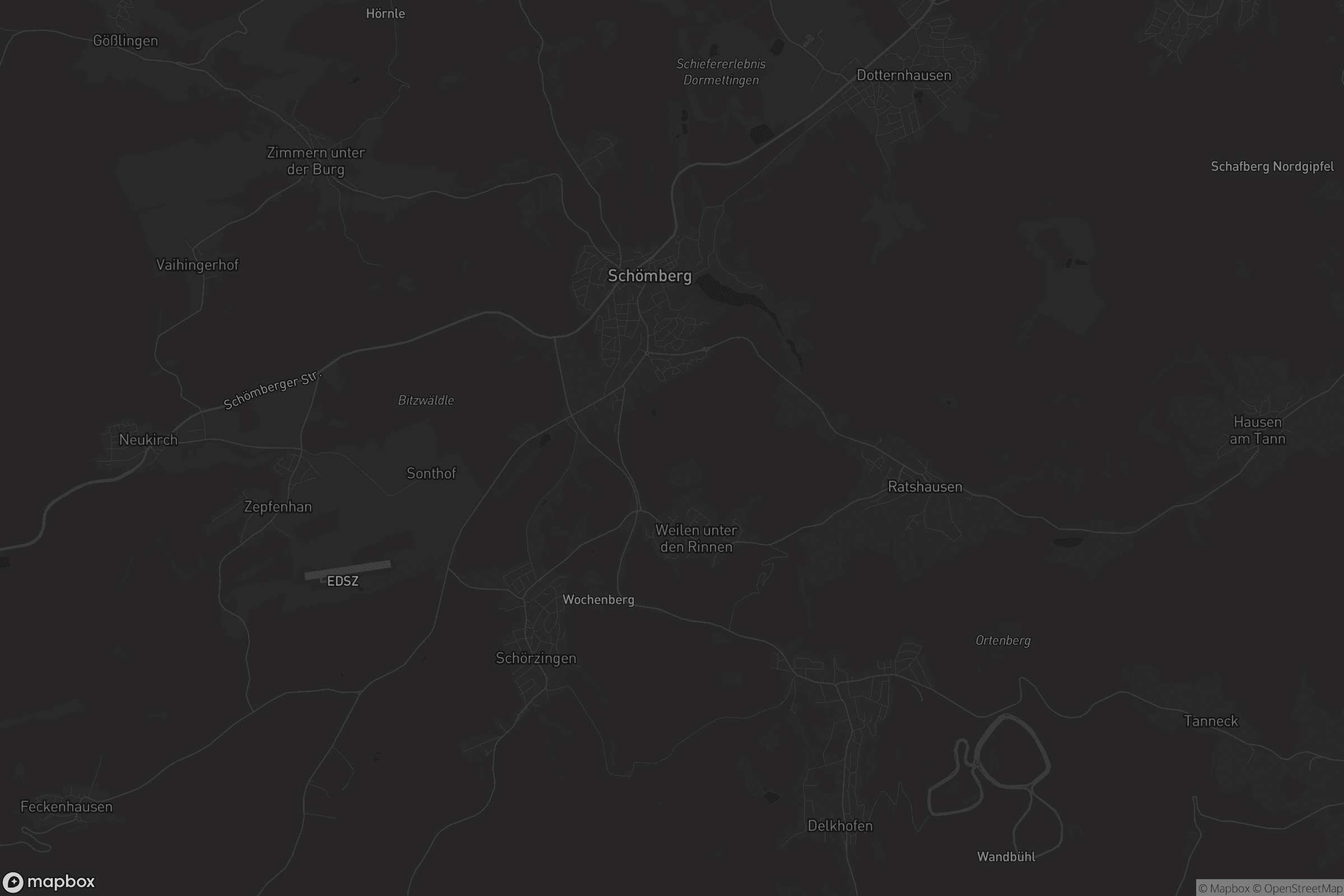 Karte von Schömberg