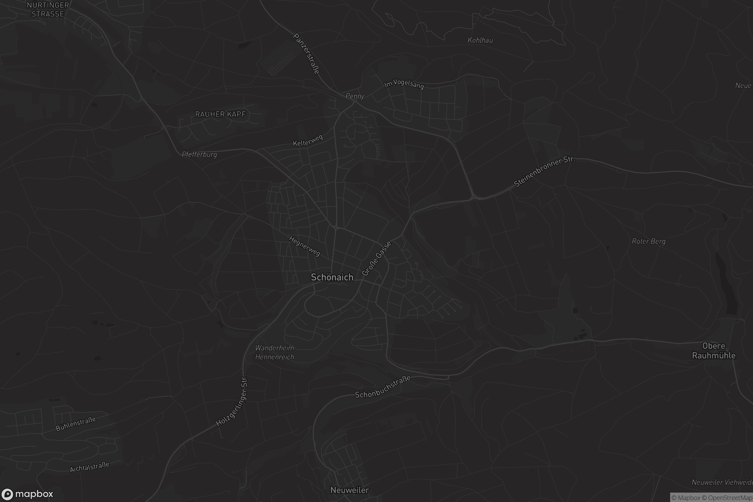 Karte von Schönaich