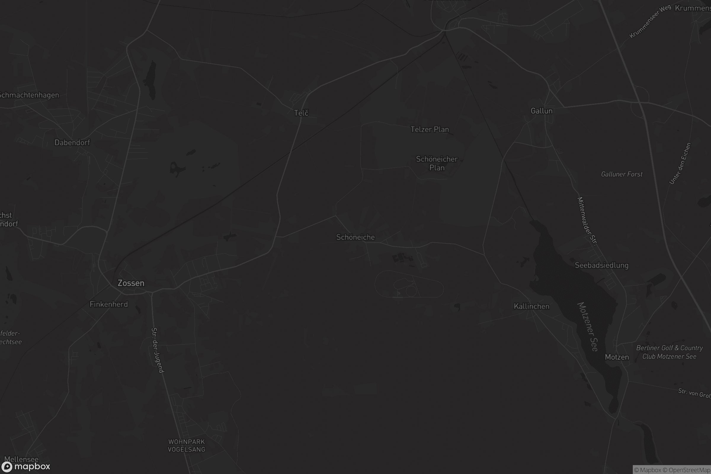 Karte von Schöneiche