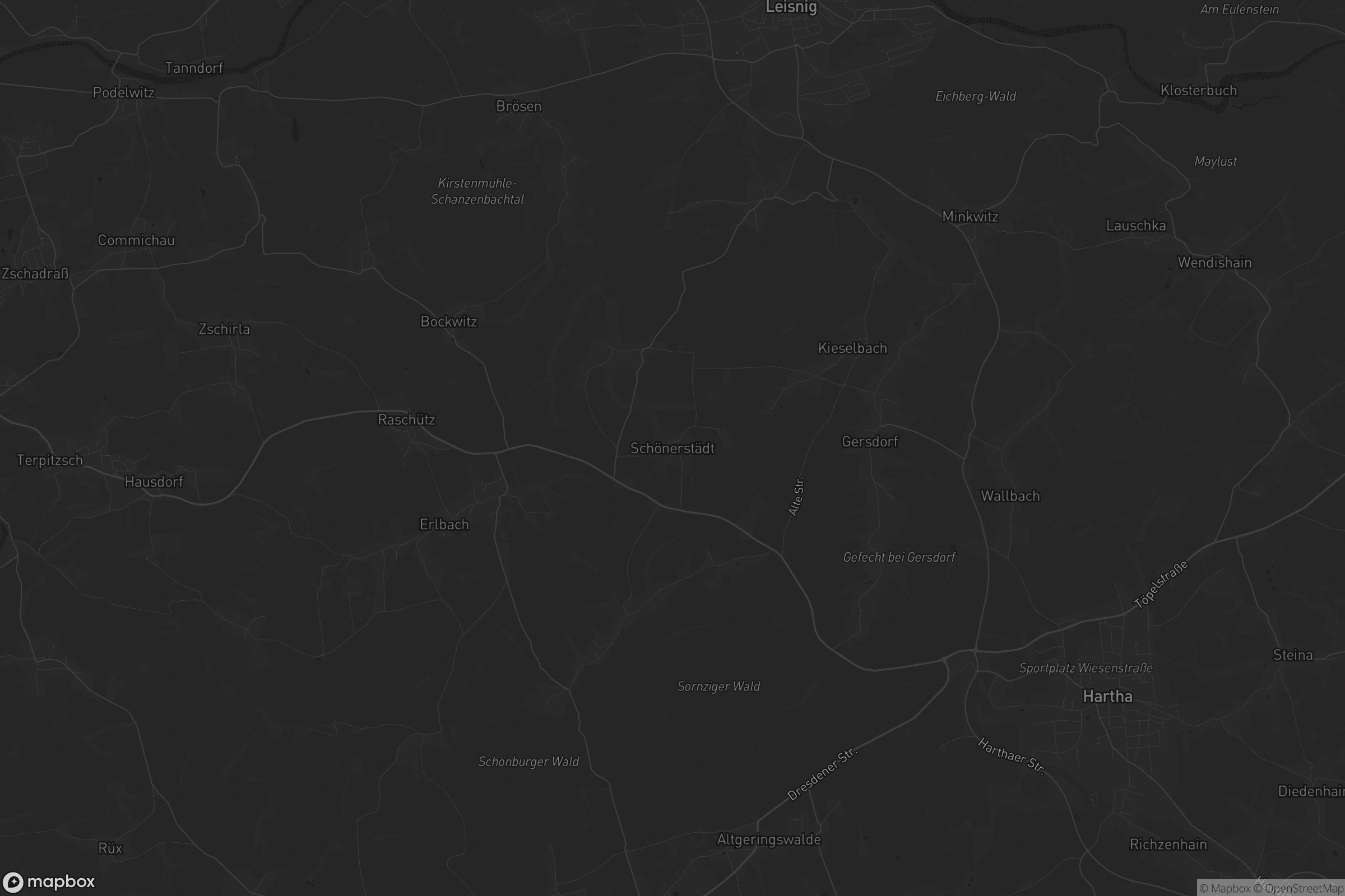 Karte von Schönerstädt