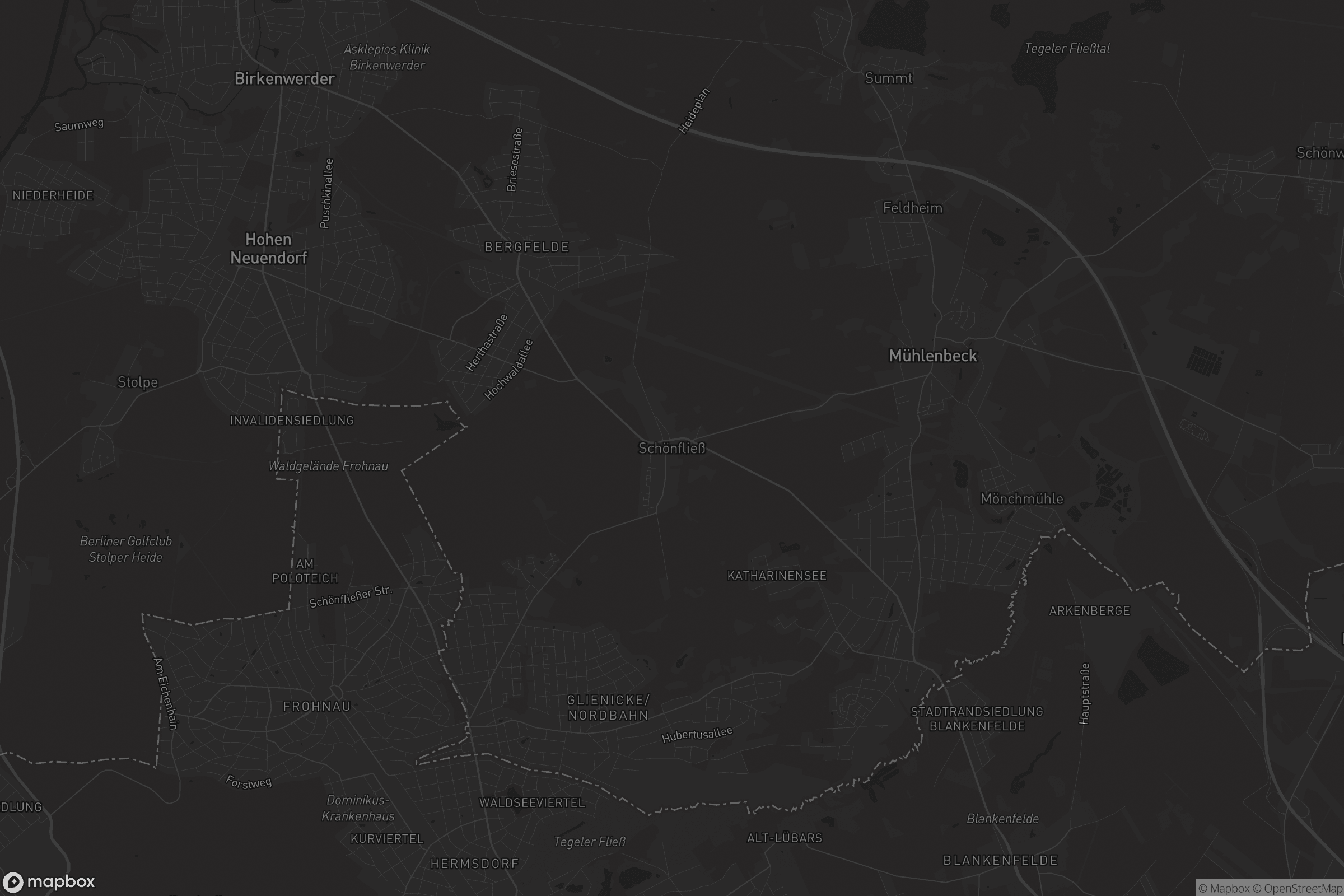 Karte von Schönfließ