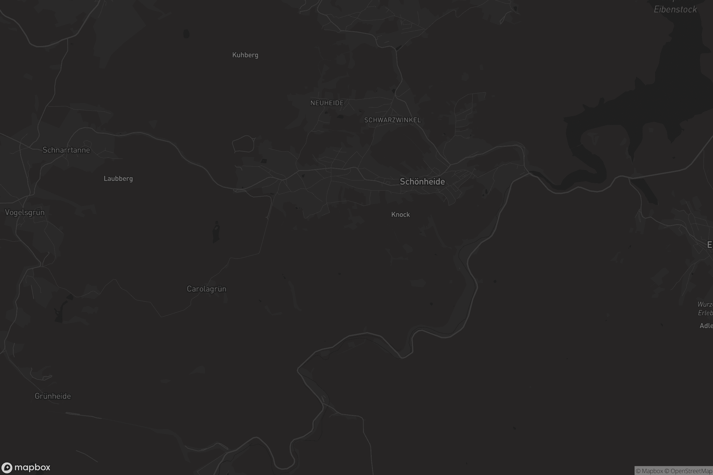 Karte von Schönheide