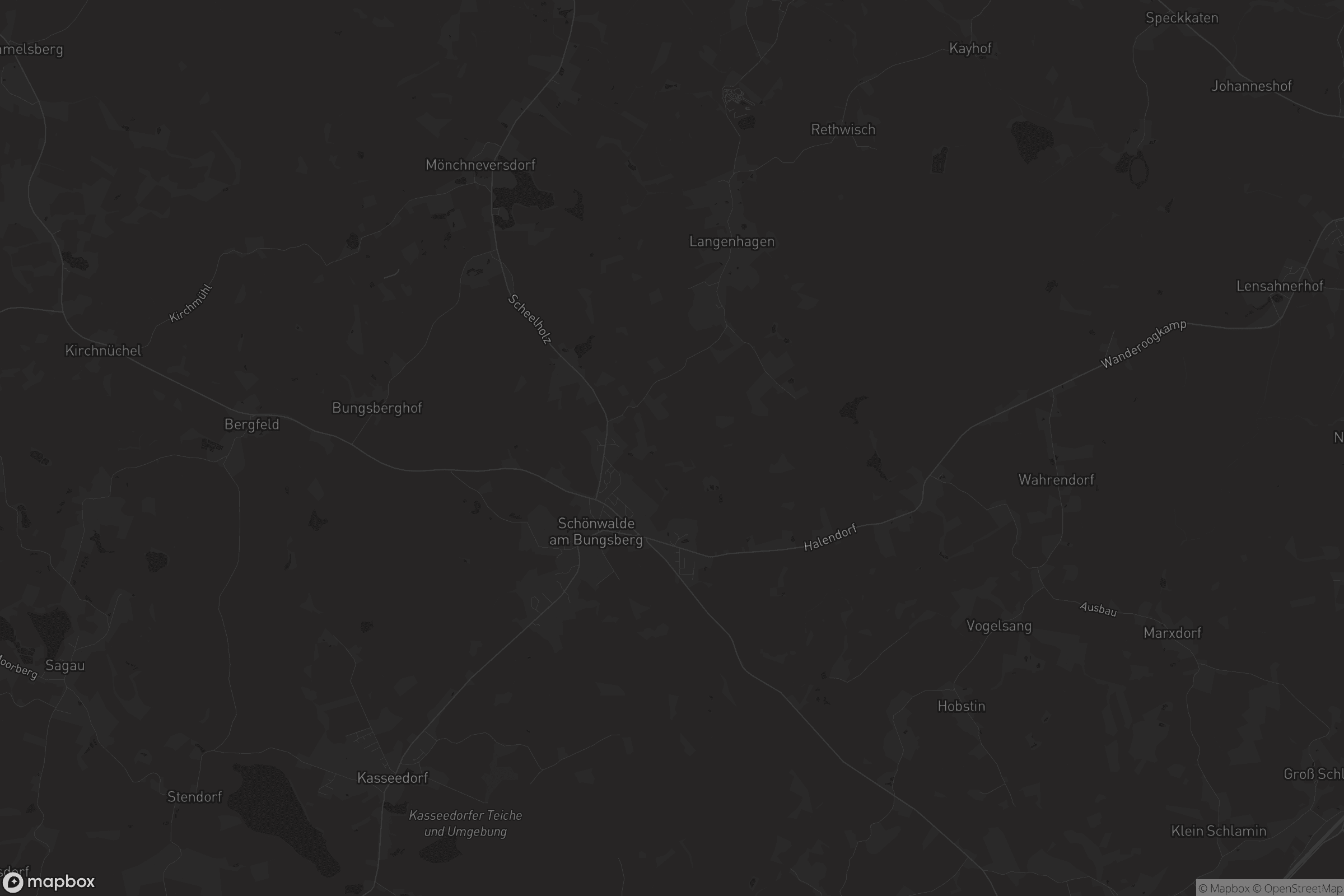 Karte von Schönwalde am Bungsberg