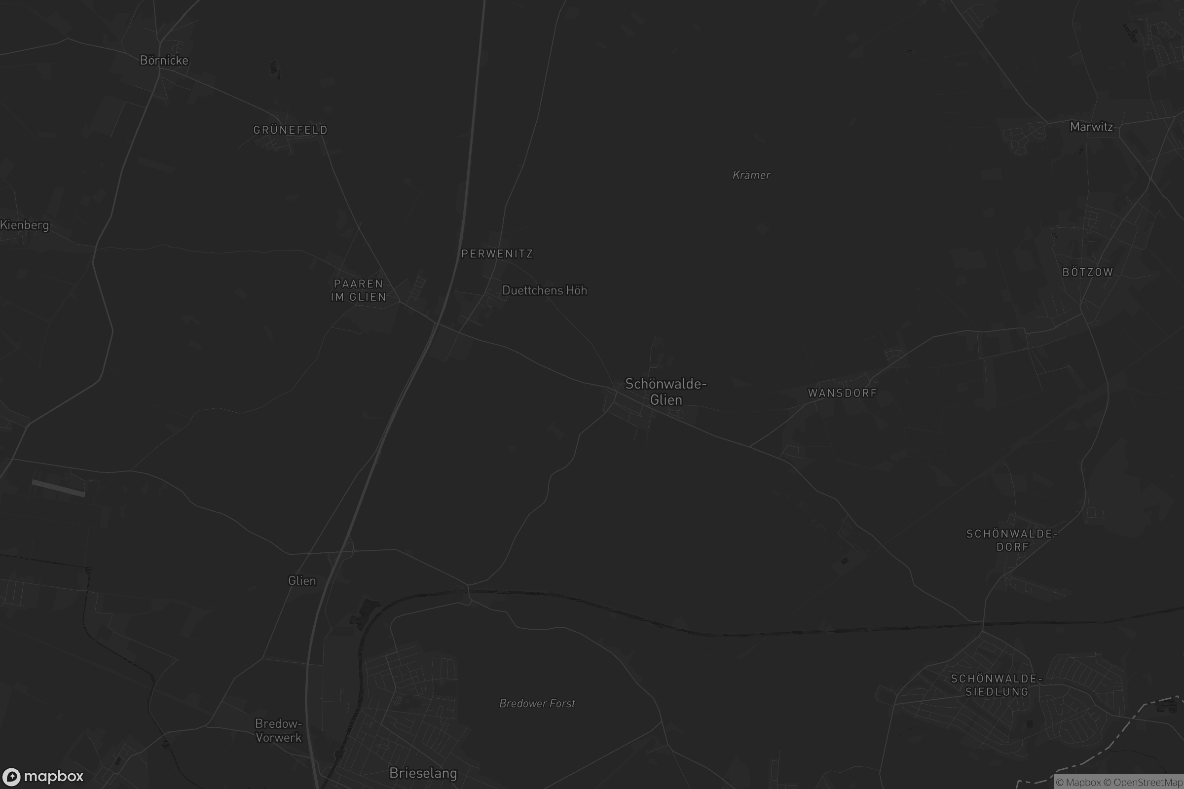 Karte von Schönwalde-Glien