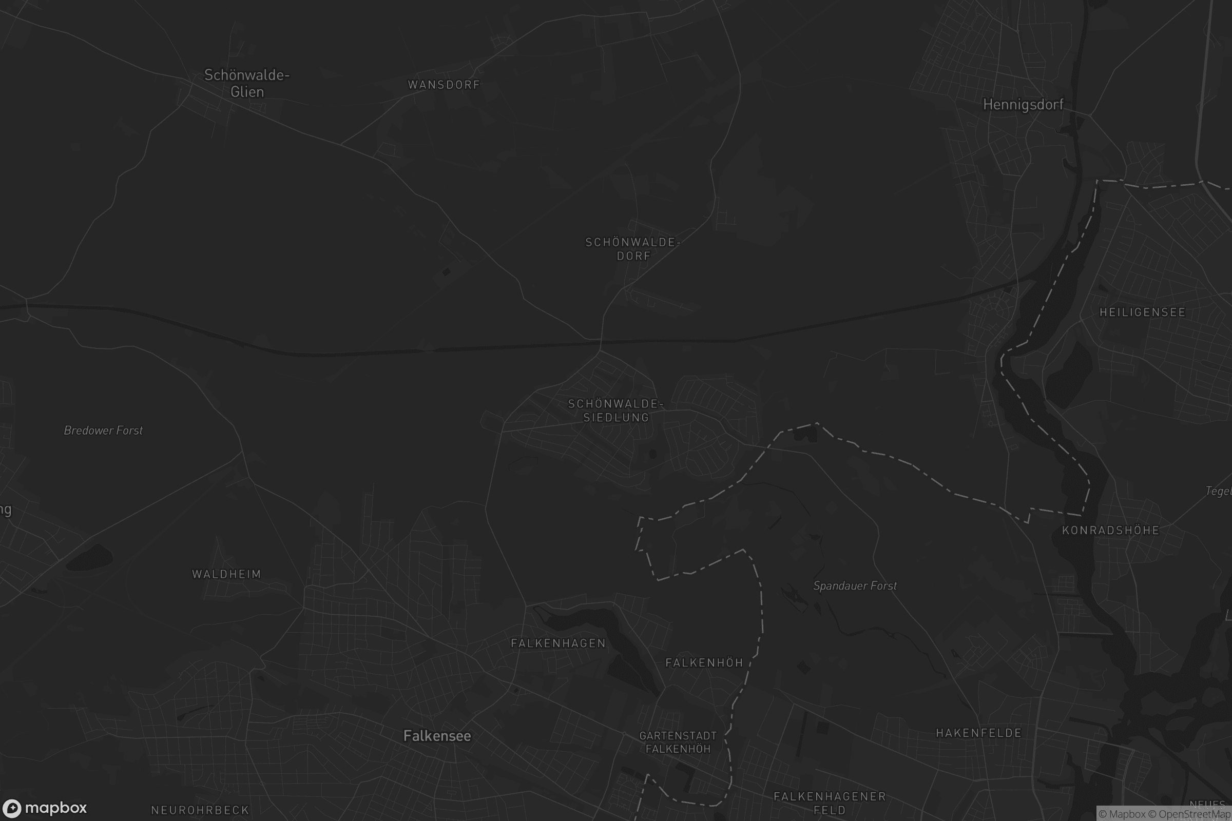 Karte von Schönwalde-Siedlung