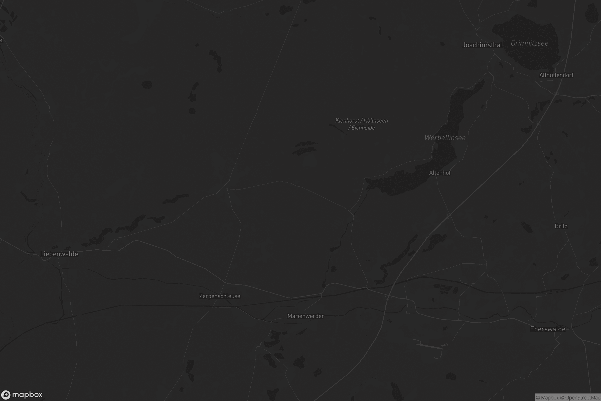 Karte von Schorfheide