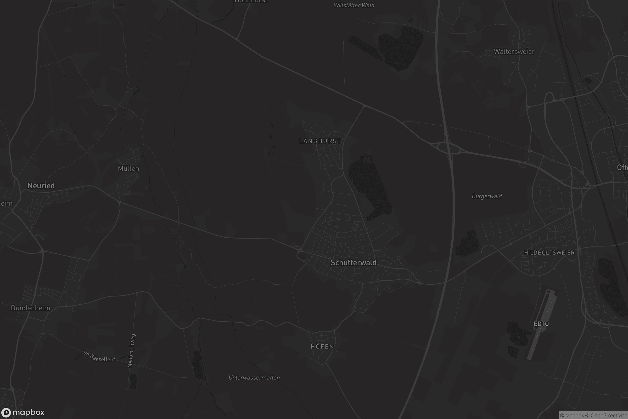 Karte von Schutterwald