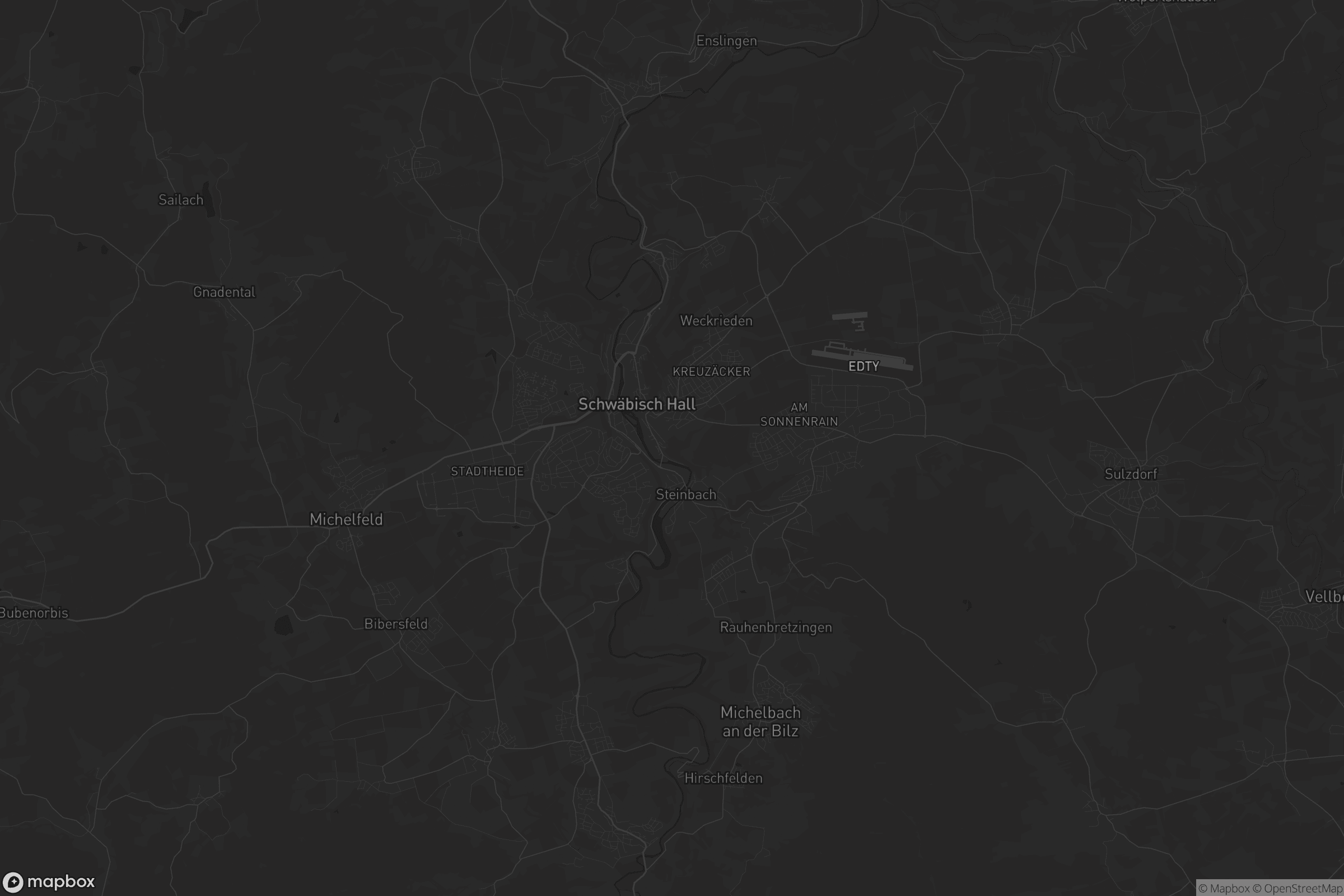 Karte von Schwäbisch Hall