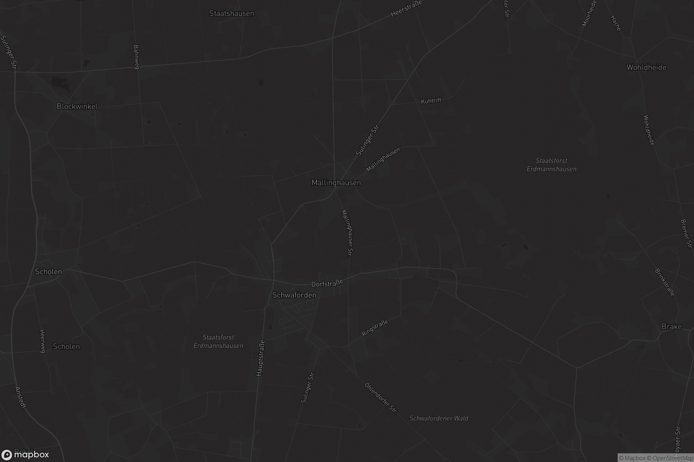 Karte von Schwaförden