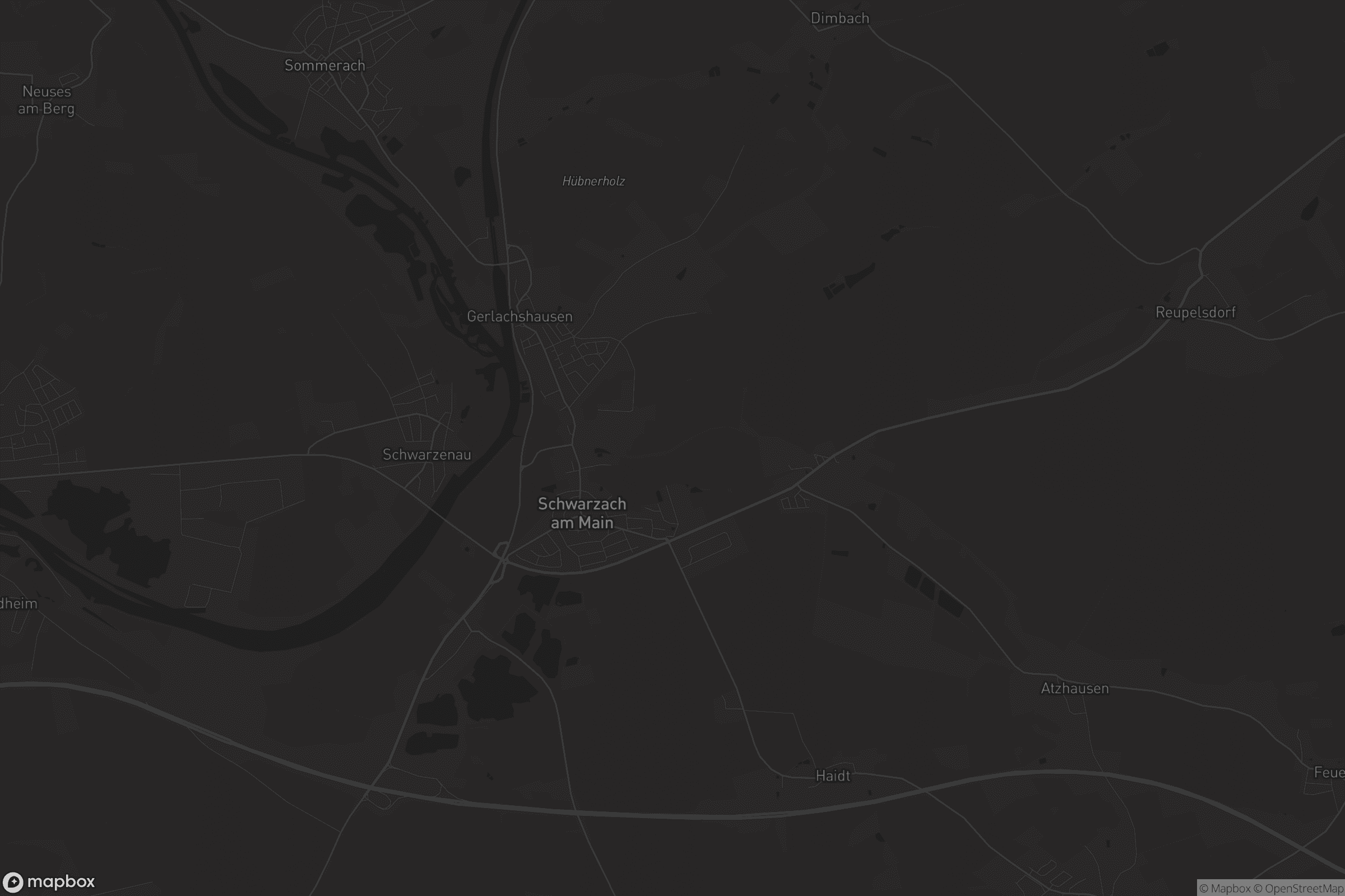 Karte von Schwarzach am Main