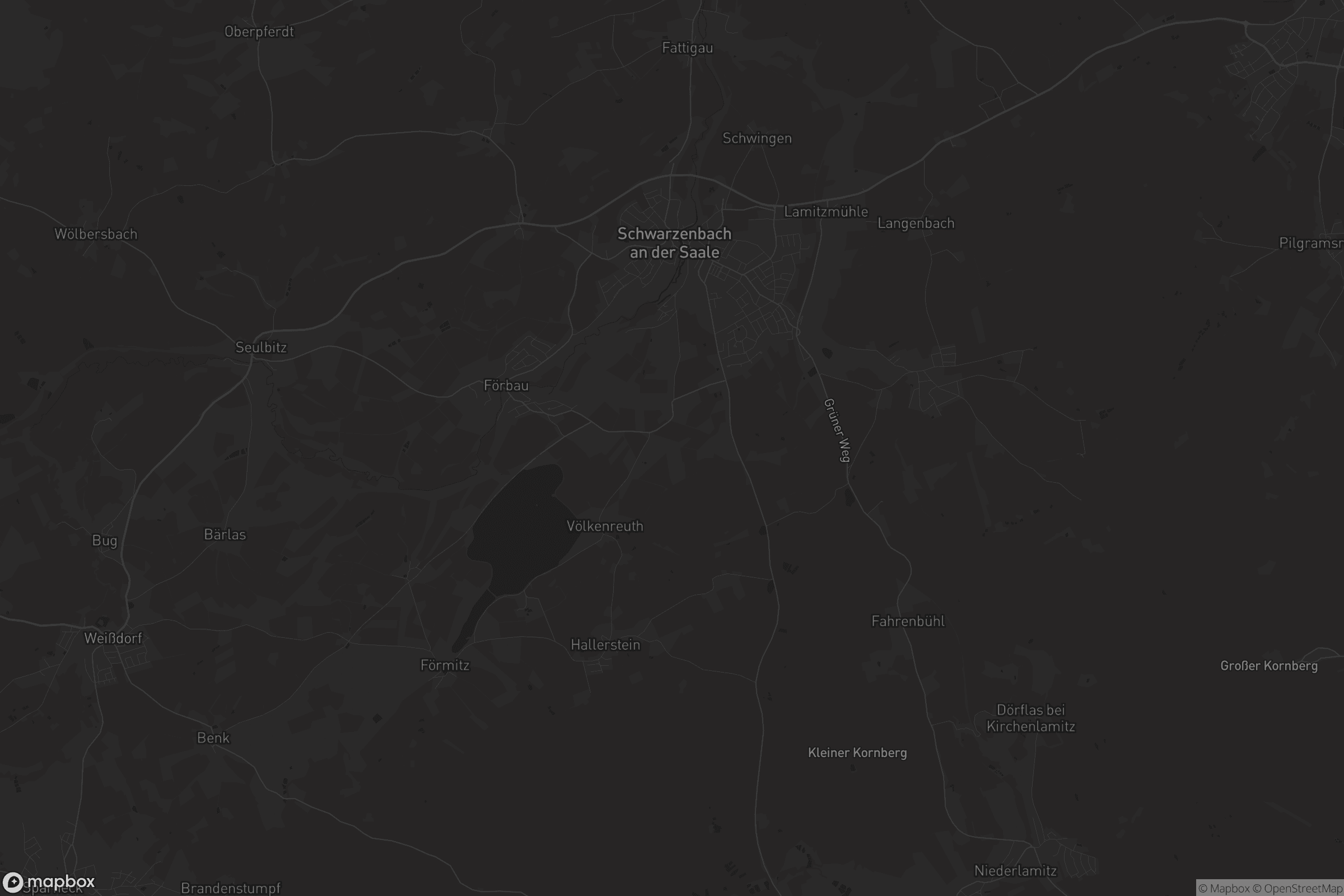 Karte von Schwarzenbach a.d.Saale