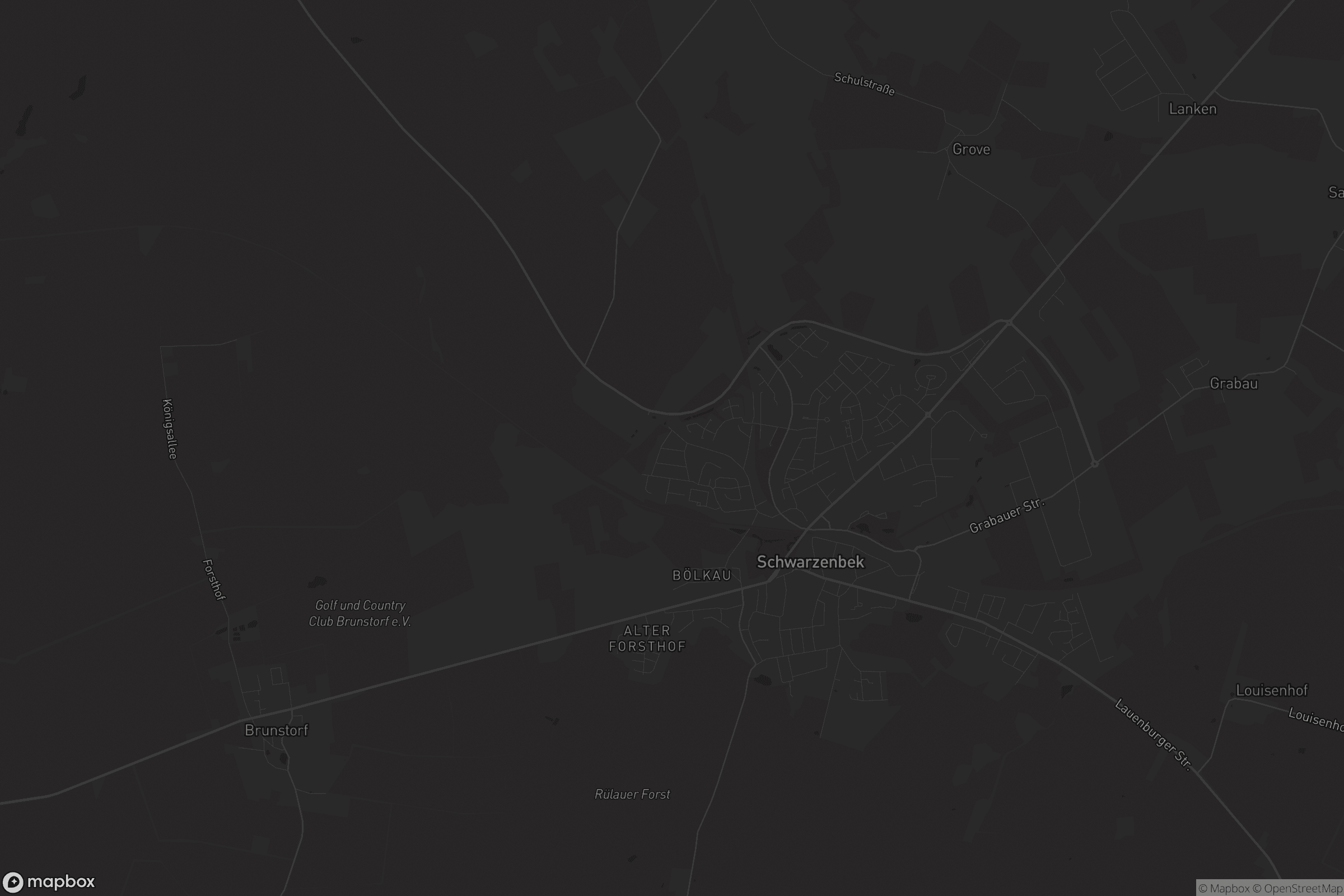 Karte von Schwarzenbek