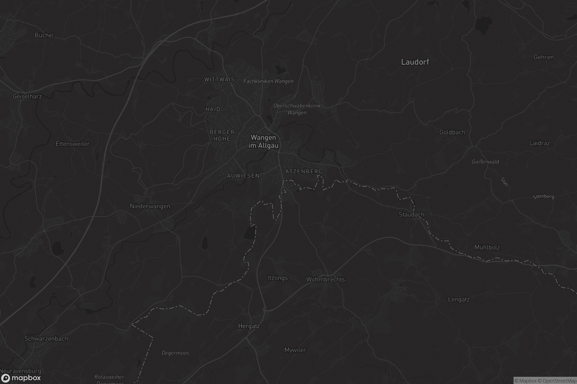 Karte von Schwarzenberg