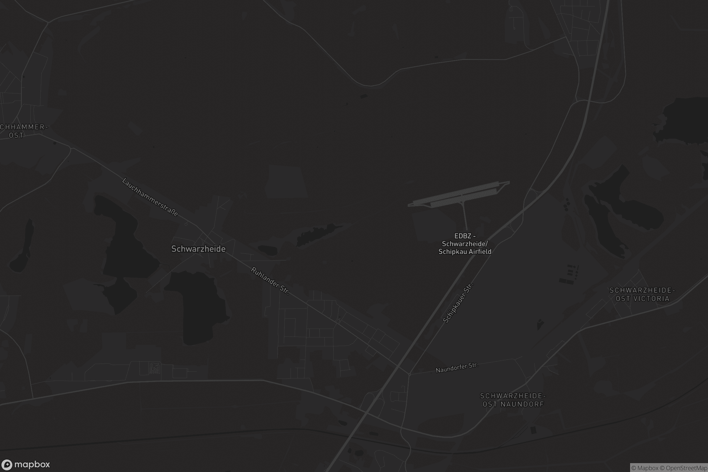 Karte von Schwarzheide