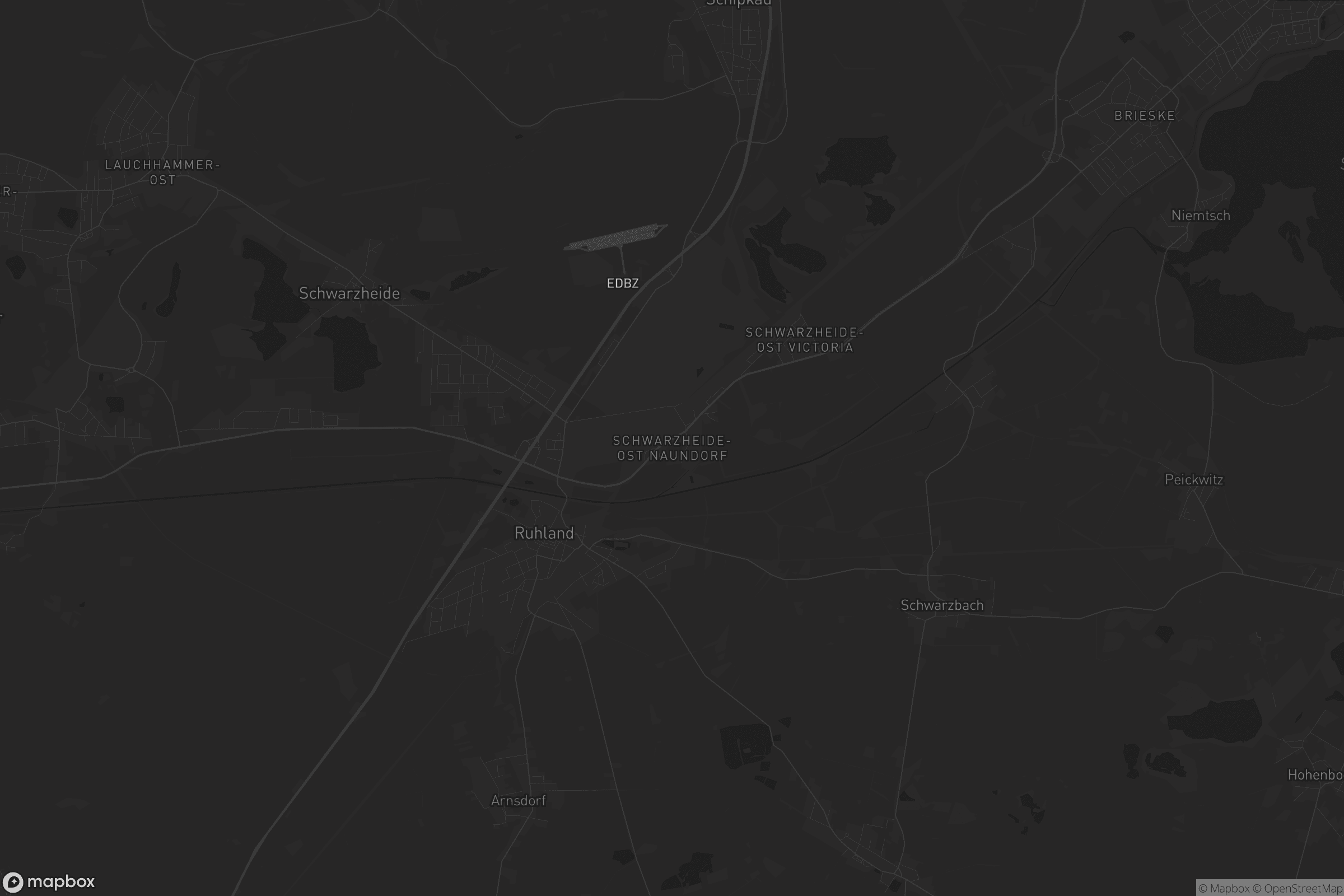 Karte von Schwarzheide-Ost Naundorf