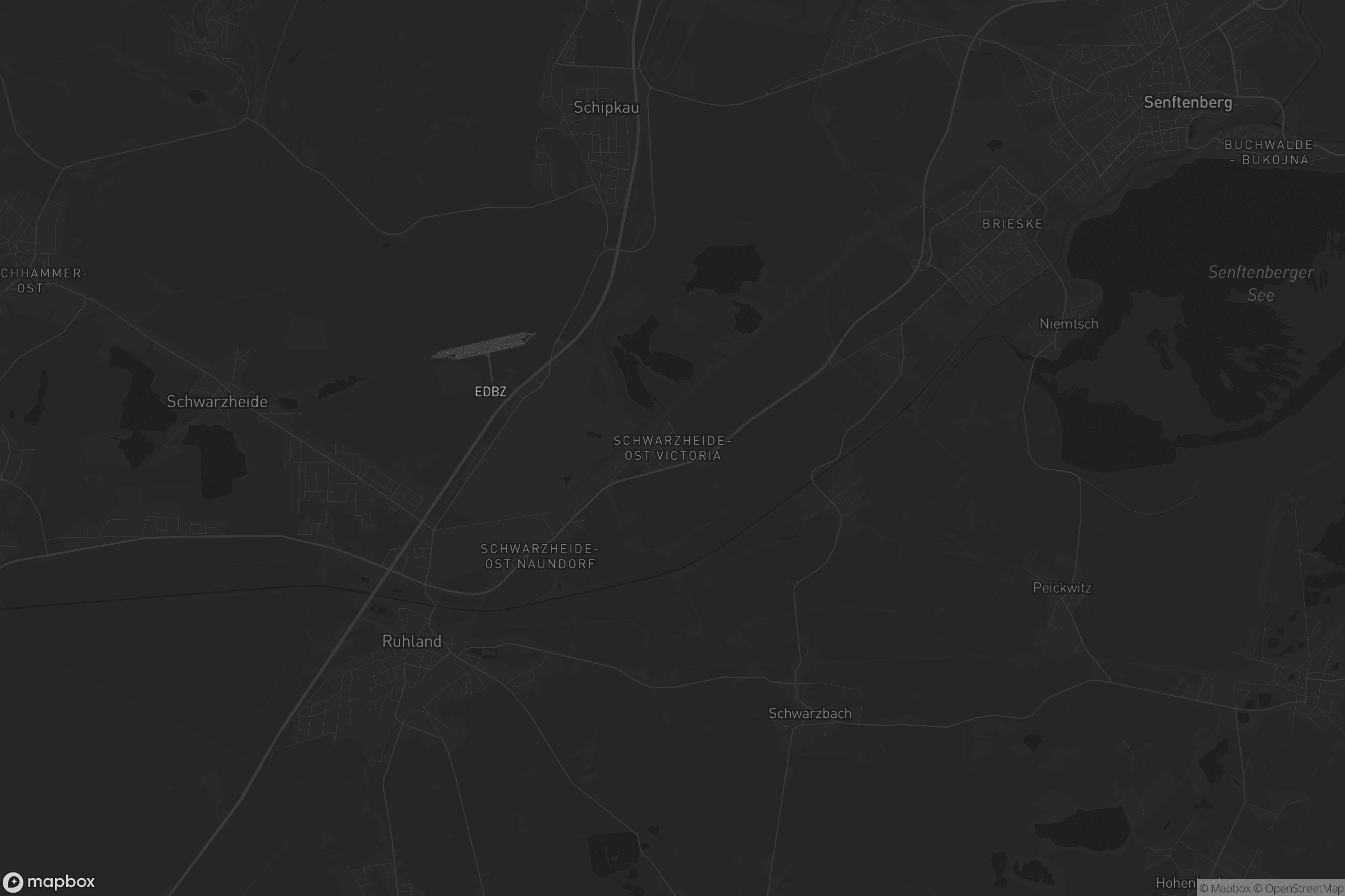 Karte von Schwarzheide-Ost Victoria