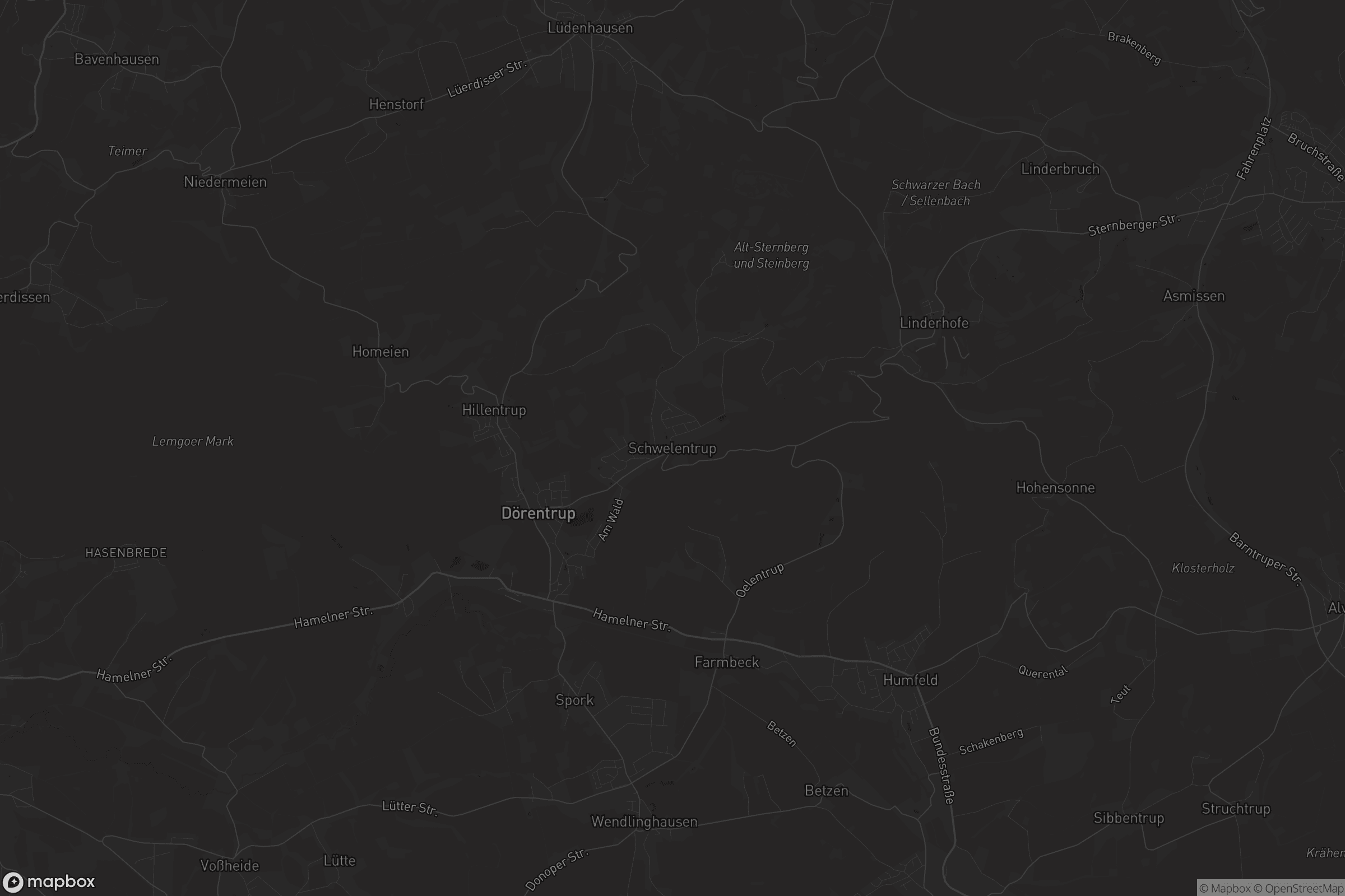 Karte von Schwelentrup