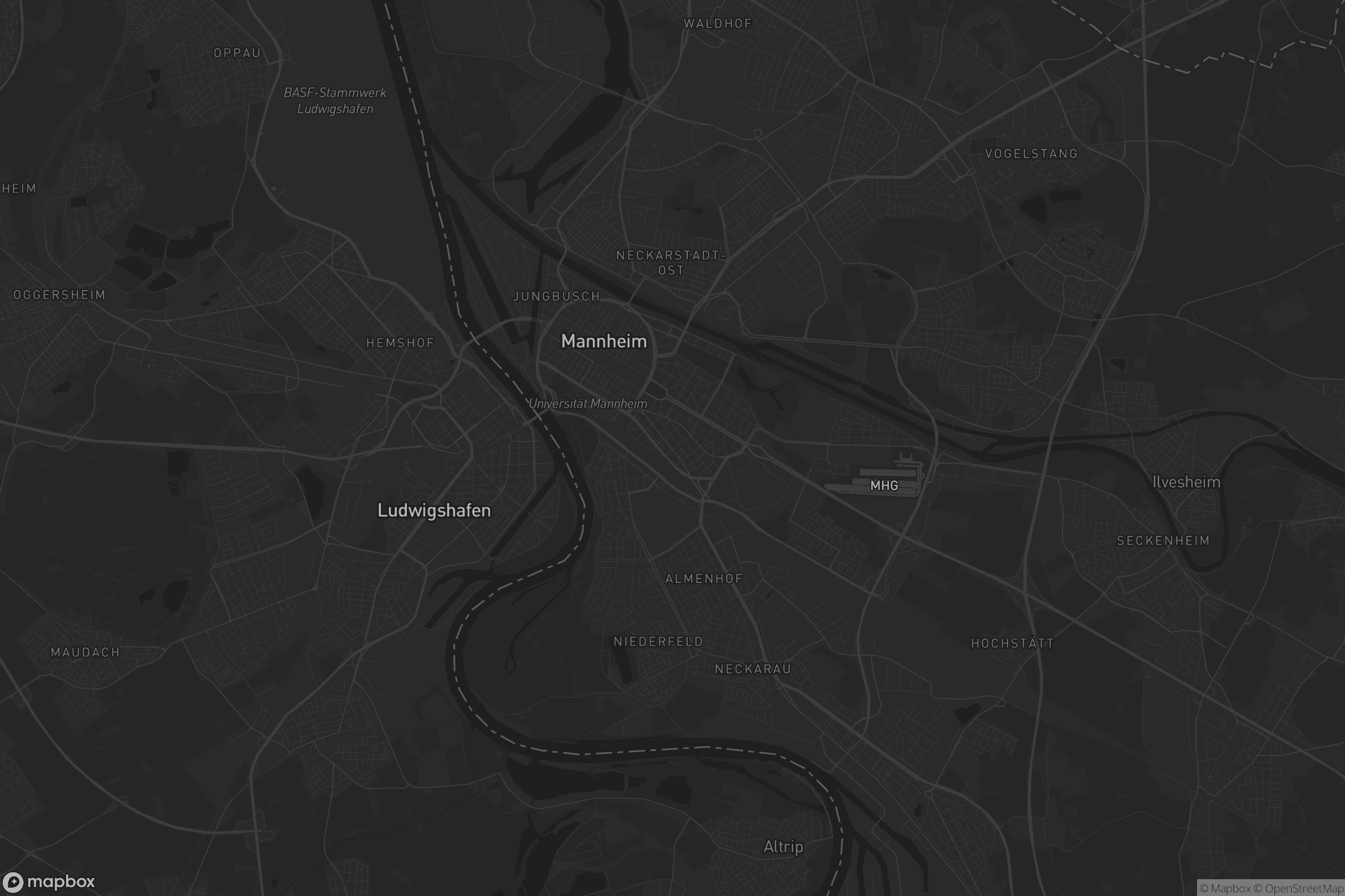 Karte von Schwetzingerstadt