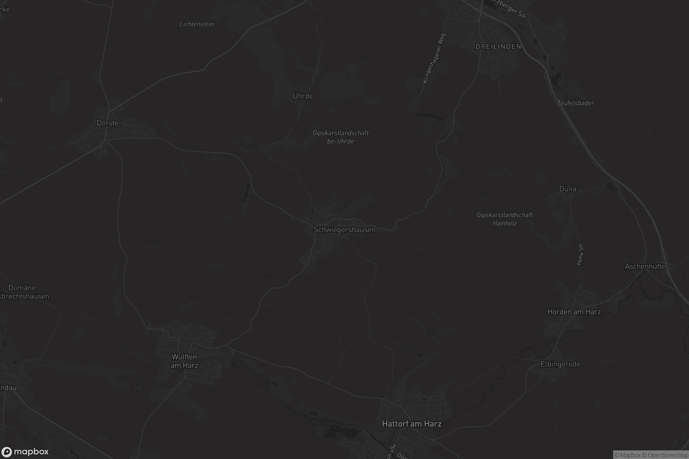 Karte von Schwiegershausen