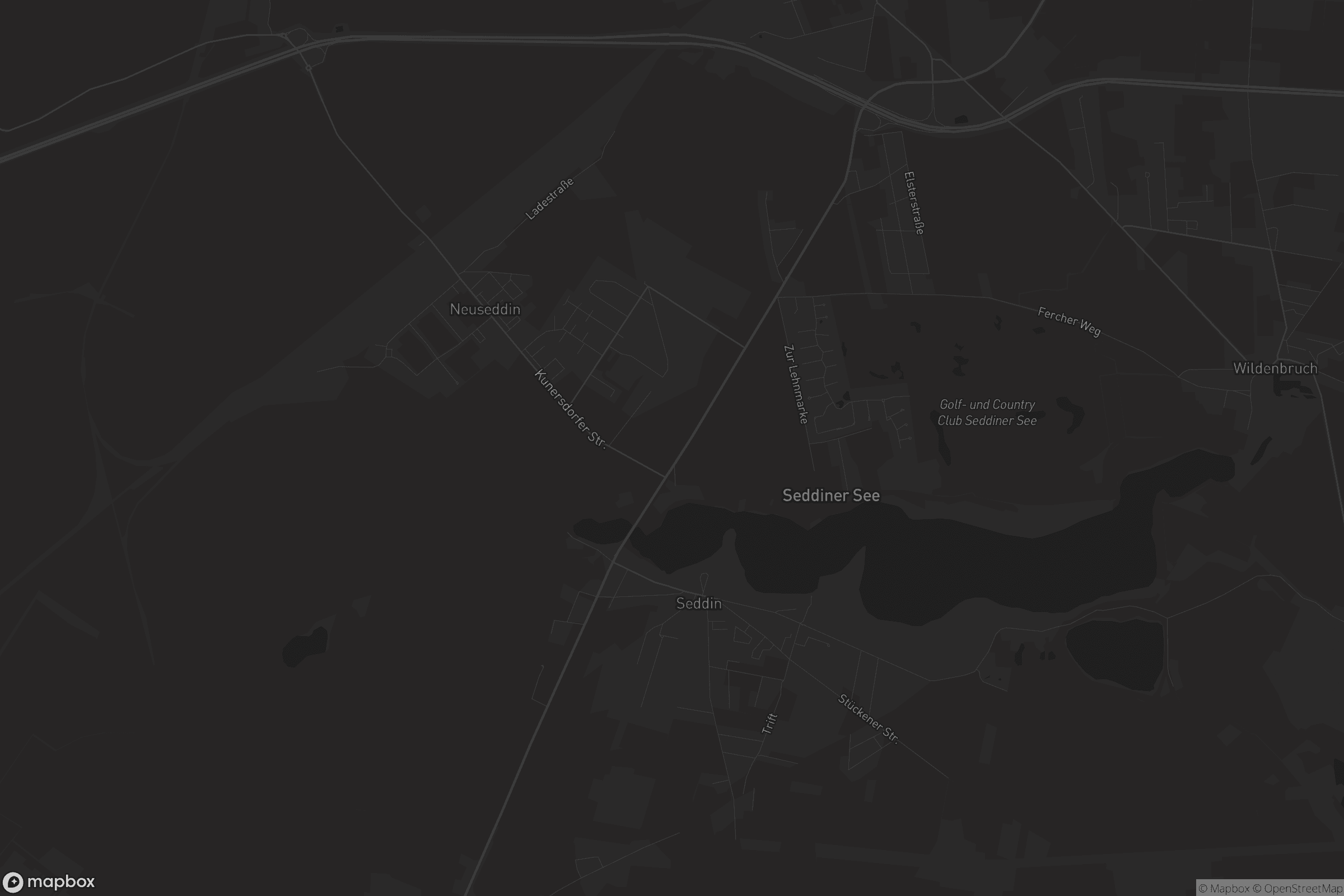 Karte von Seddiner See